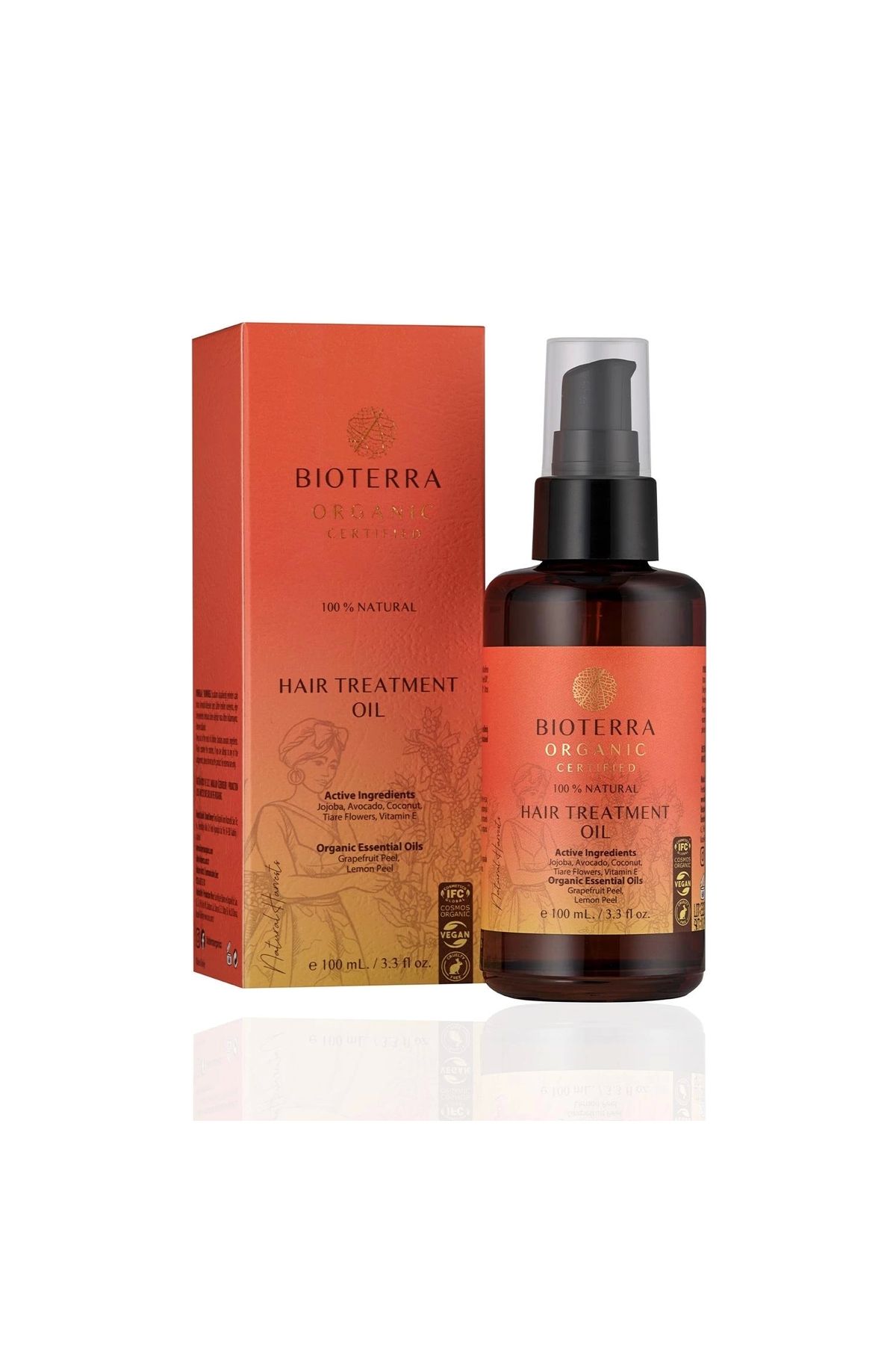 Bioterm-Bioterra Organic Hair Care Oil - 100 ml Hair Treatment Oil 4