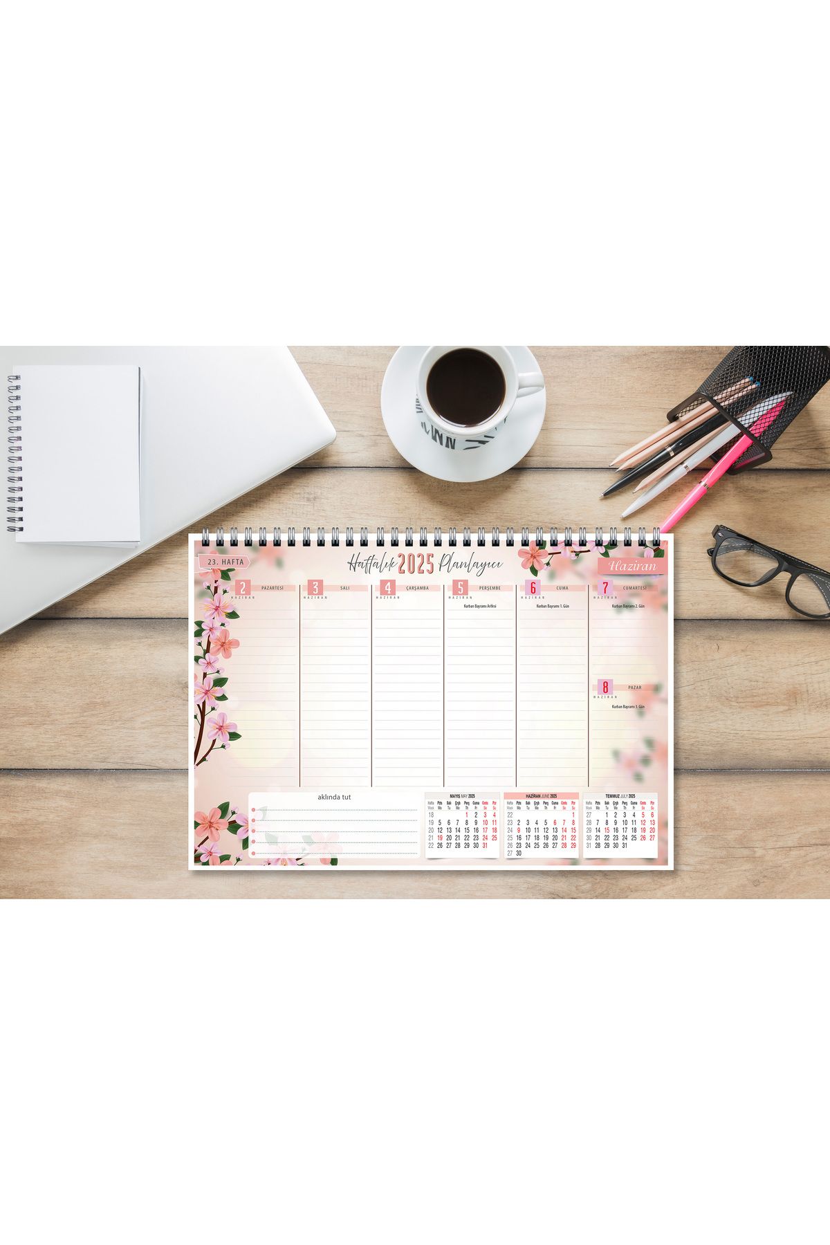 Express-2025-2026 Calendar A4 Size 53 Weekly Planner Sakura 4