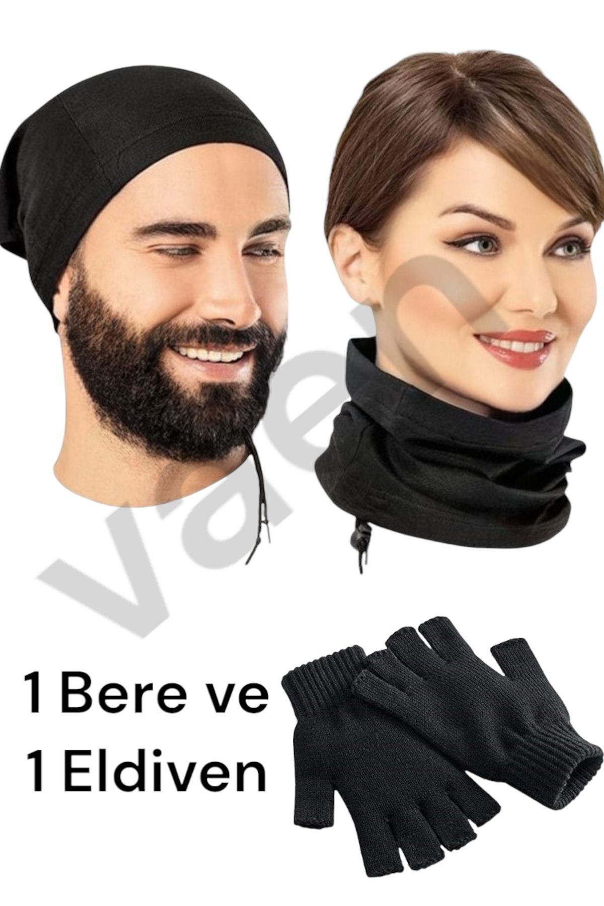 vaen Polar Boyunluk Bere Ve Eldiven 2'li Set