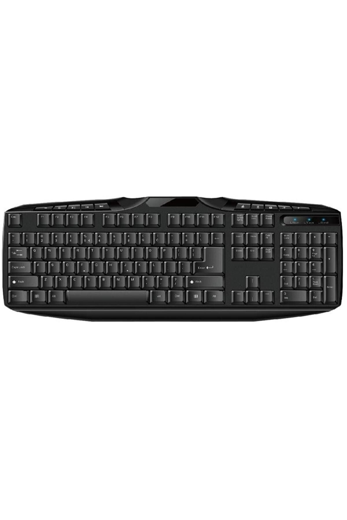 Vobotek Teknoloji KB-250U Siyah Q Usb Kablolu Multimedya 116 Tuşlu Klavye