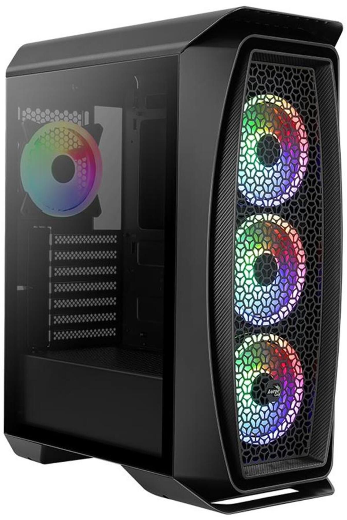Vobotek Teknoloji Aerocool Aero One Duo 3 x ARGB 12cm ARGB Fan ATX Bilgisayar Kasası