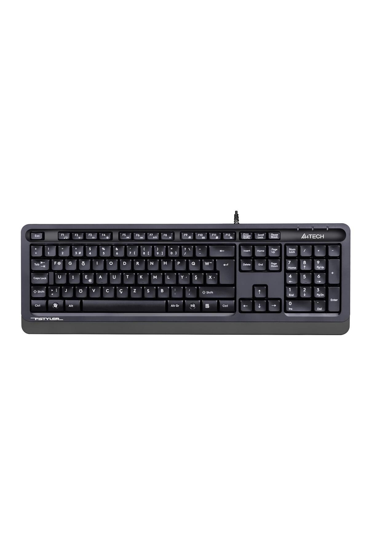 Vobotek Teknoloji A4 Tech Fk10 F Usb Fsytyler Gri Tr Fn-Multimedya Klavye