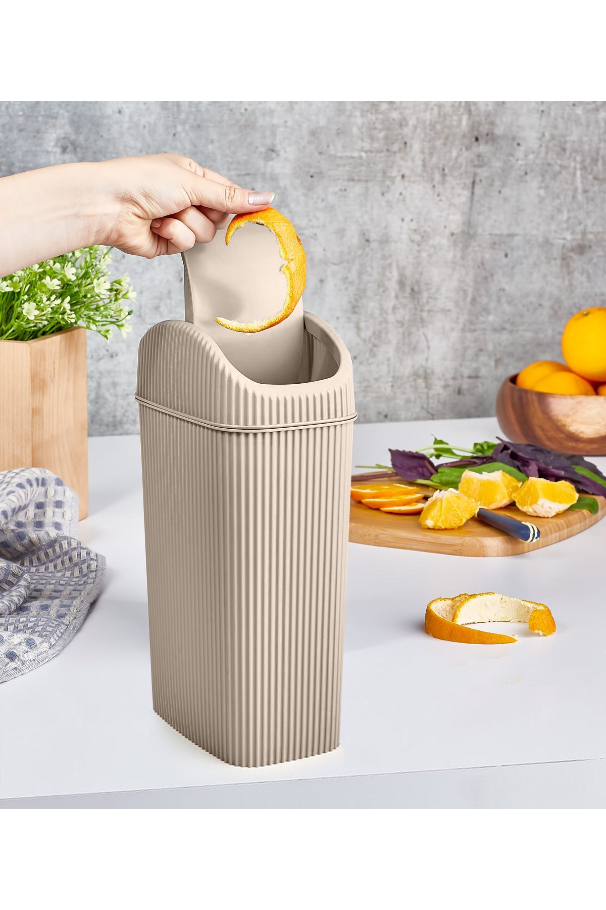 karadağsb Deco Slim Çöp Kovası