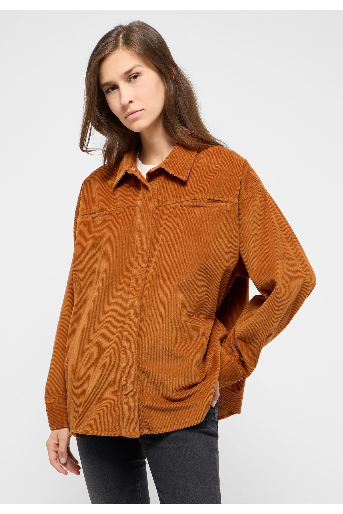 Mustang-Bluse - Braun - Oversized 4