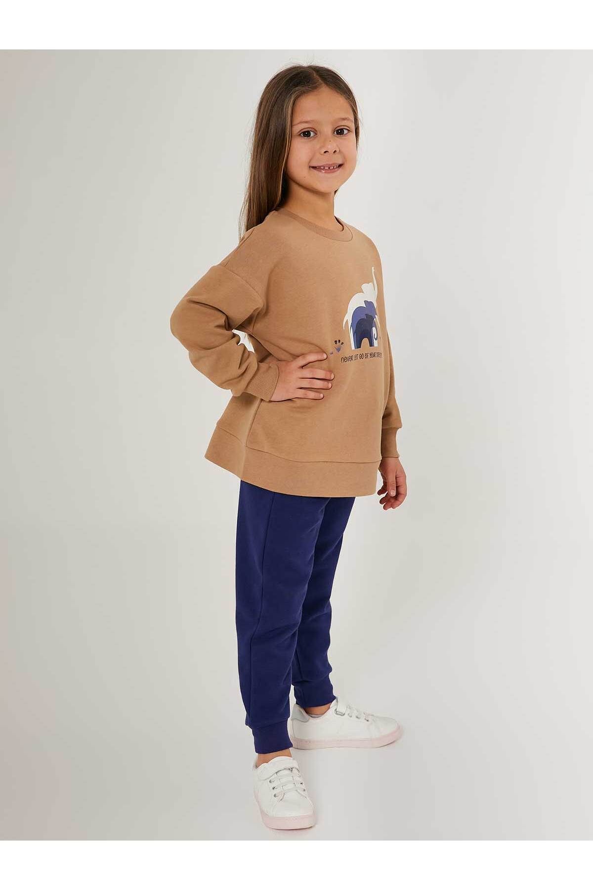 ROLY POLY-2-7 Years Old Girl's Tracksuit Set - Mink 3