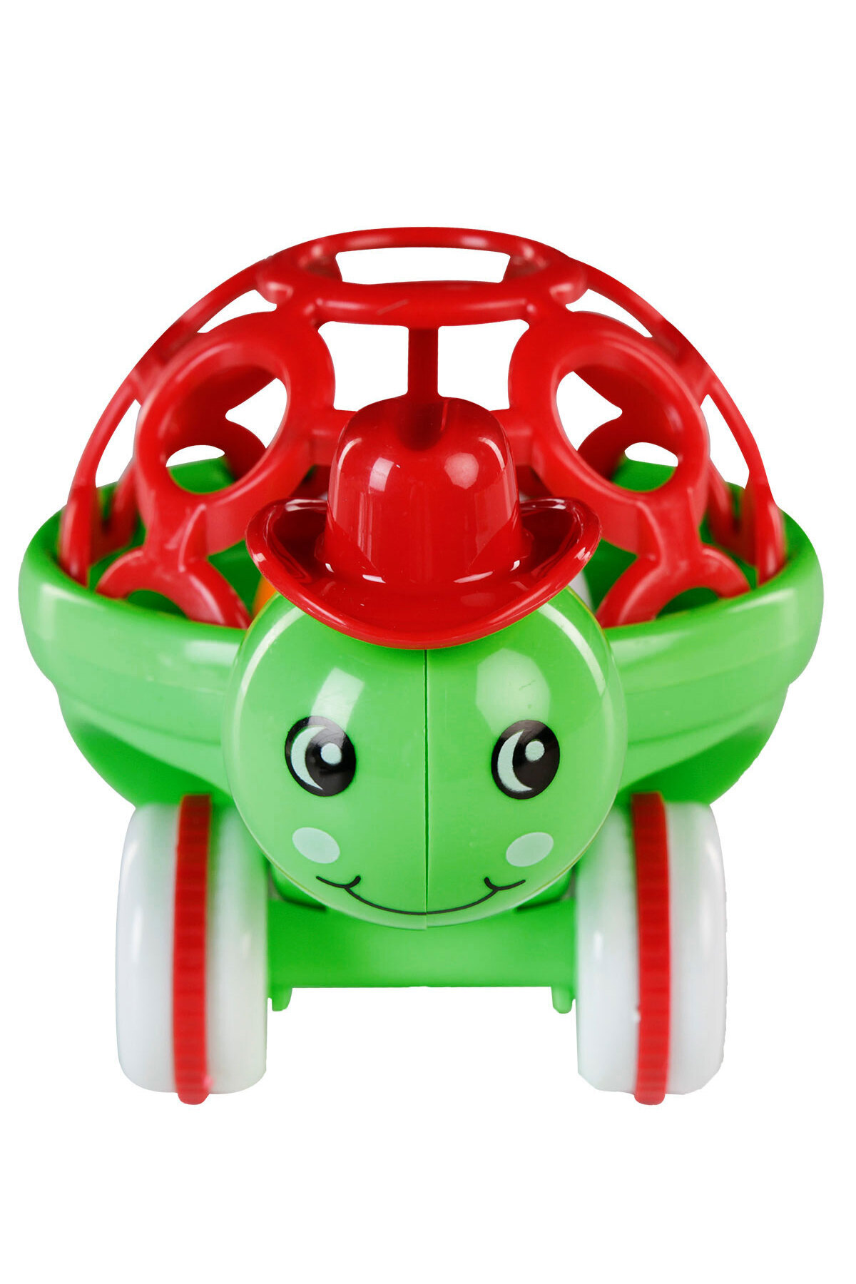 CanEm Oyuncak Çıngıraklı Kaplumbağa 3 Ay Kırmızı fotoğrafı 2 (önizleme)