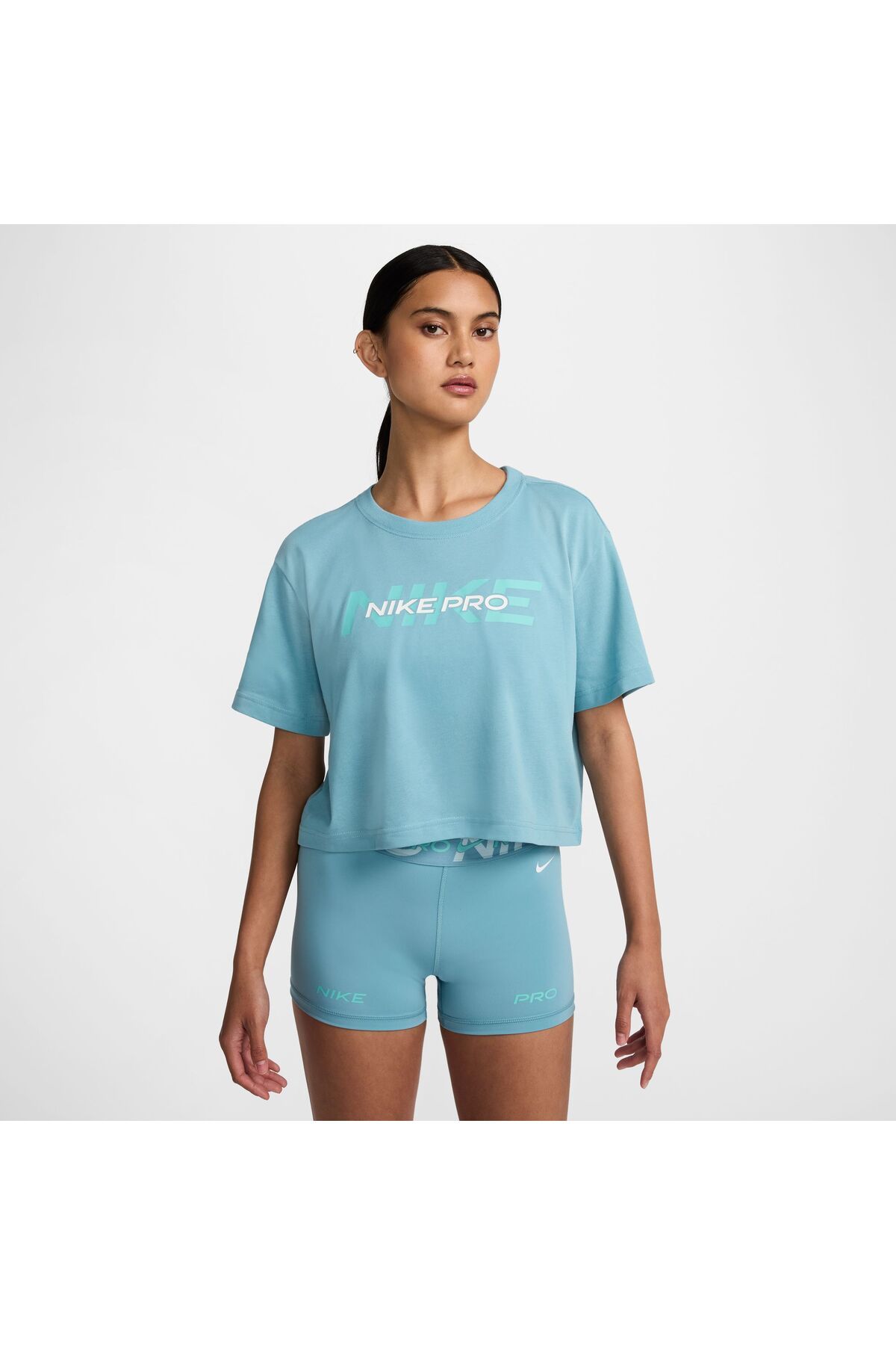 Nike-W Nk Pro Ss Crp Tee - Fa24 Model Code 4