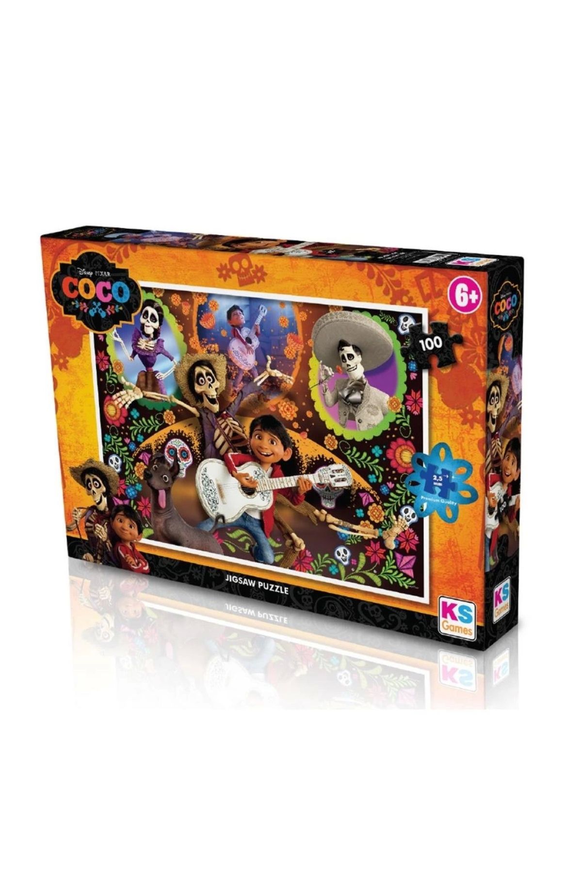 Basic Fun Çocuk CO 714 Coco Puzzle 100 Parça- KS Games