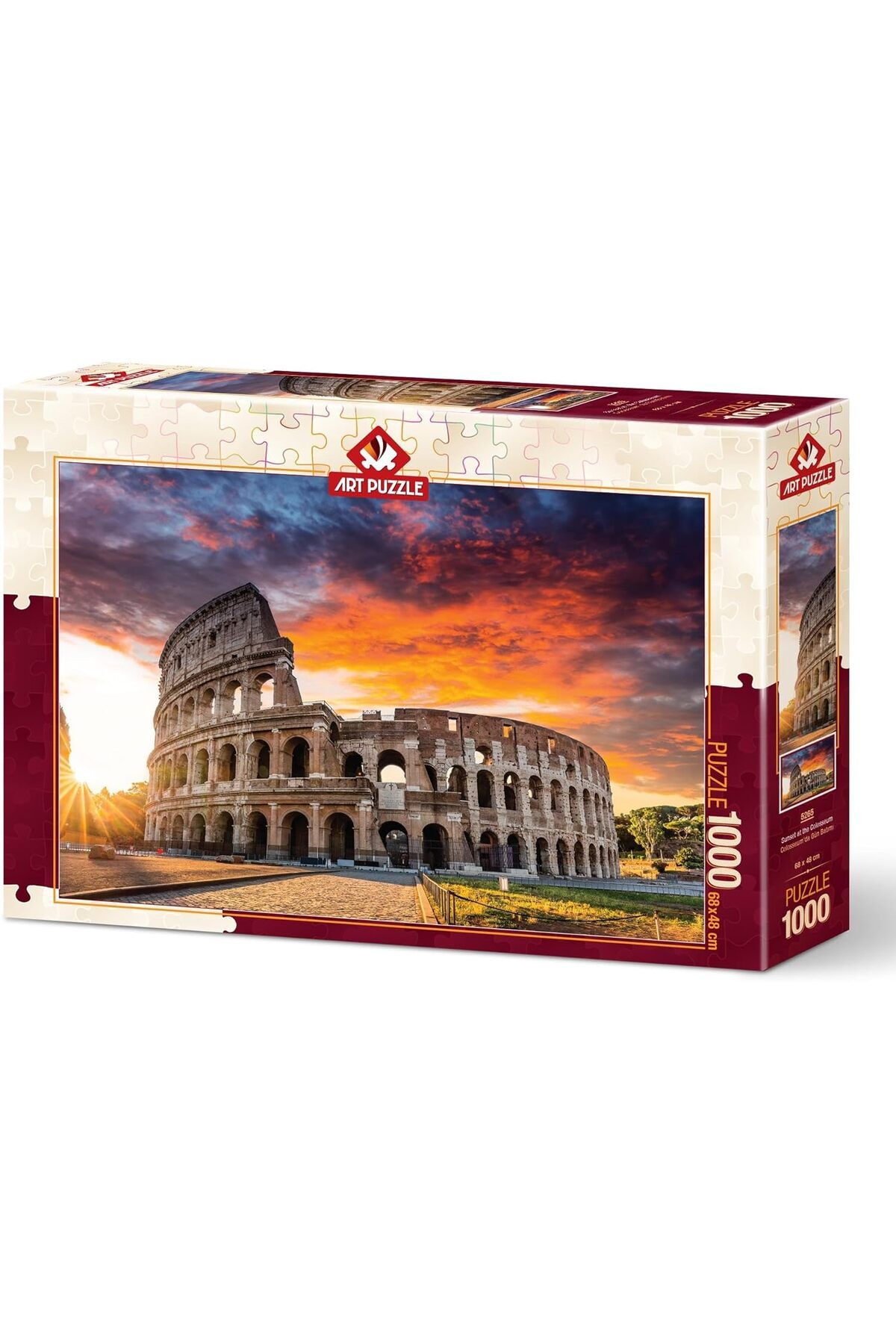 STOREMAX gelalpzr Puzzle Colosseum'da Gün Batımı 1000 Parça Puzzle aynet 1109110