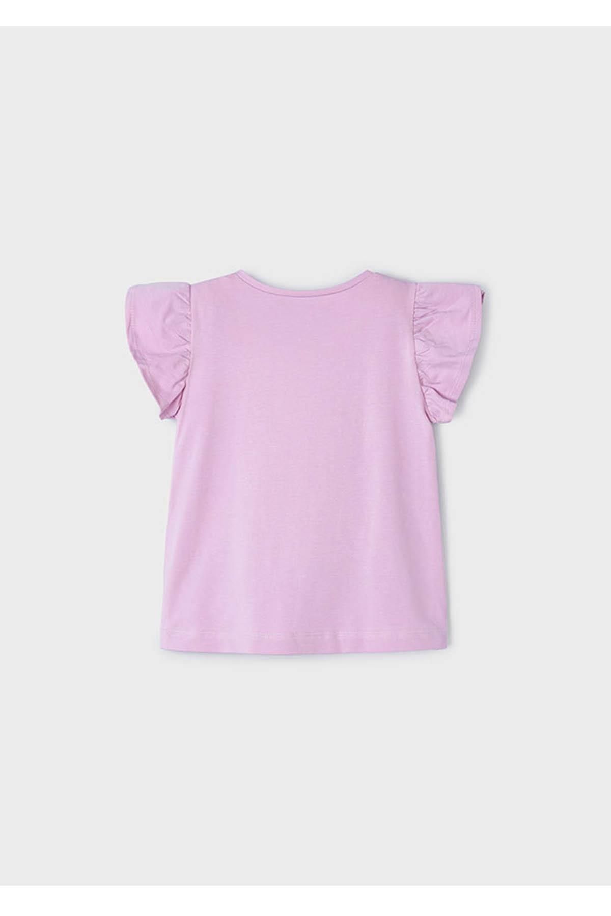 MAYORAL-Lilac Summer Short Sleeve T-Shirt for Girl 3