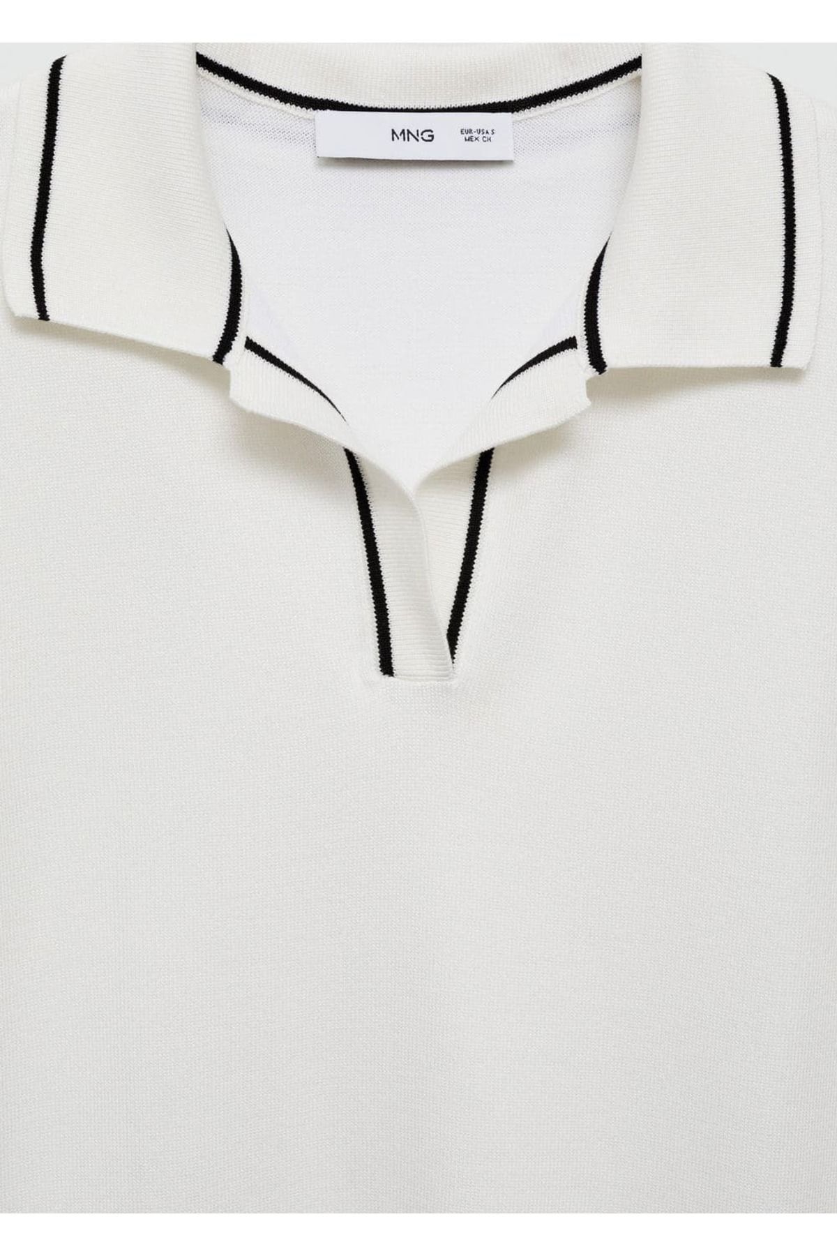 MANGO Woman-Polo Neck Knitwear Blouse 5
