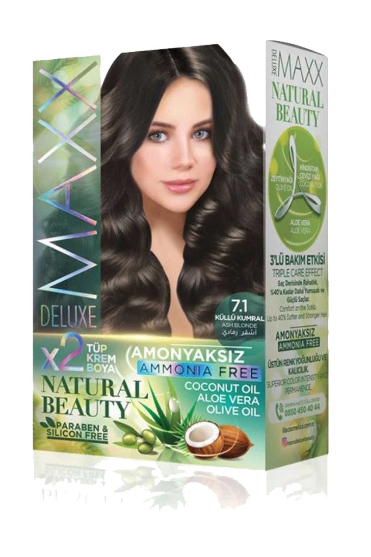 karadağsb Natural Beauty Amonyaksız Saç Boyası 7.1 Küllü Kumral