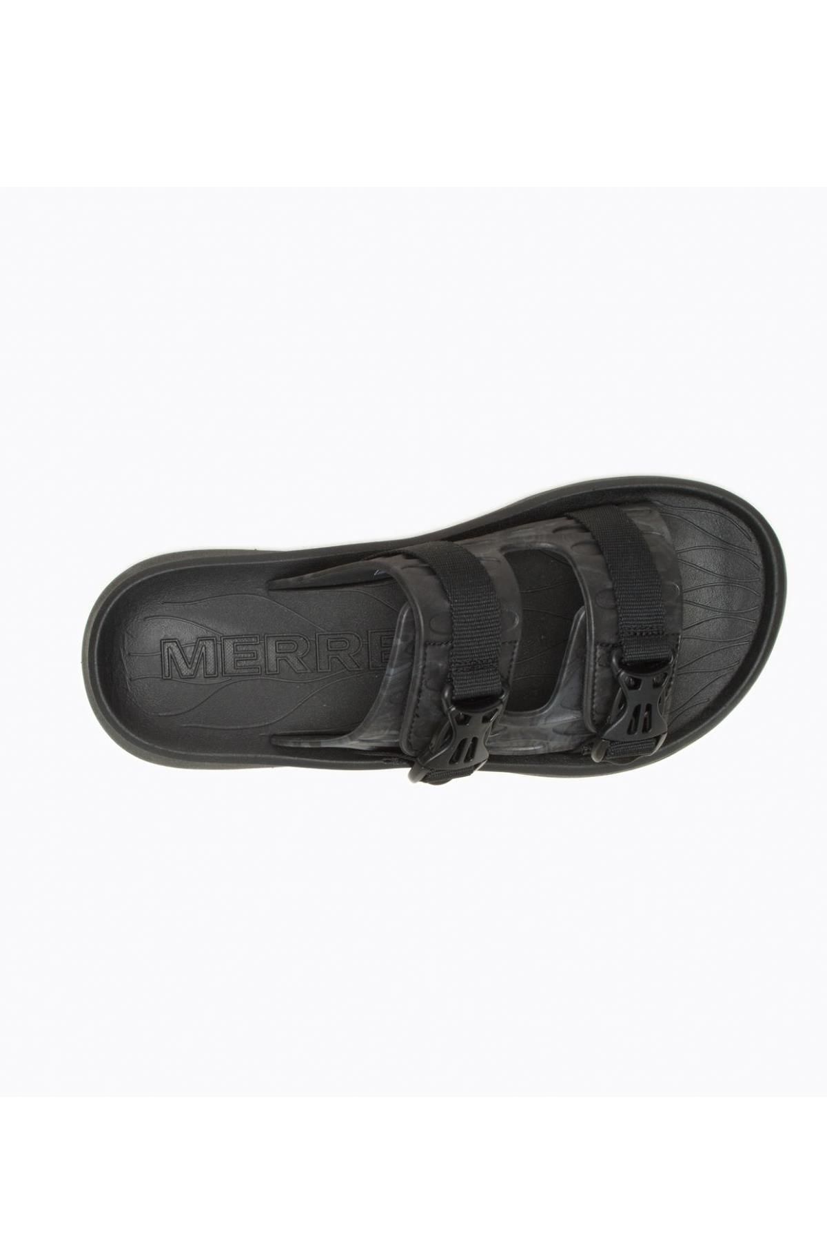 دمپایی مشکی مردانه سیاه Hut Ultra Wrap J005313 Erkek Terlik Siyah Merrell