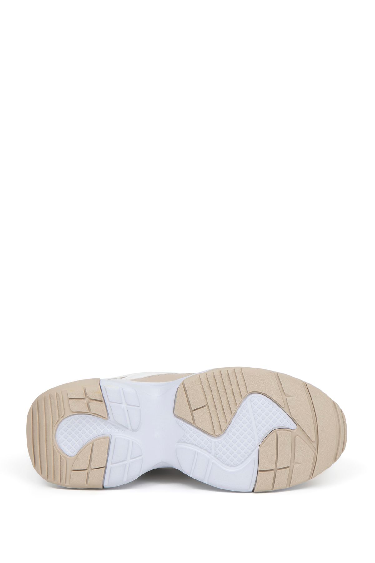 اسنیکر نود زنانه کفش های ورزشی بژ VR011 U.S. Polo Assn.