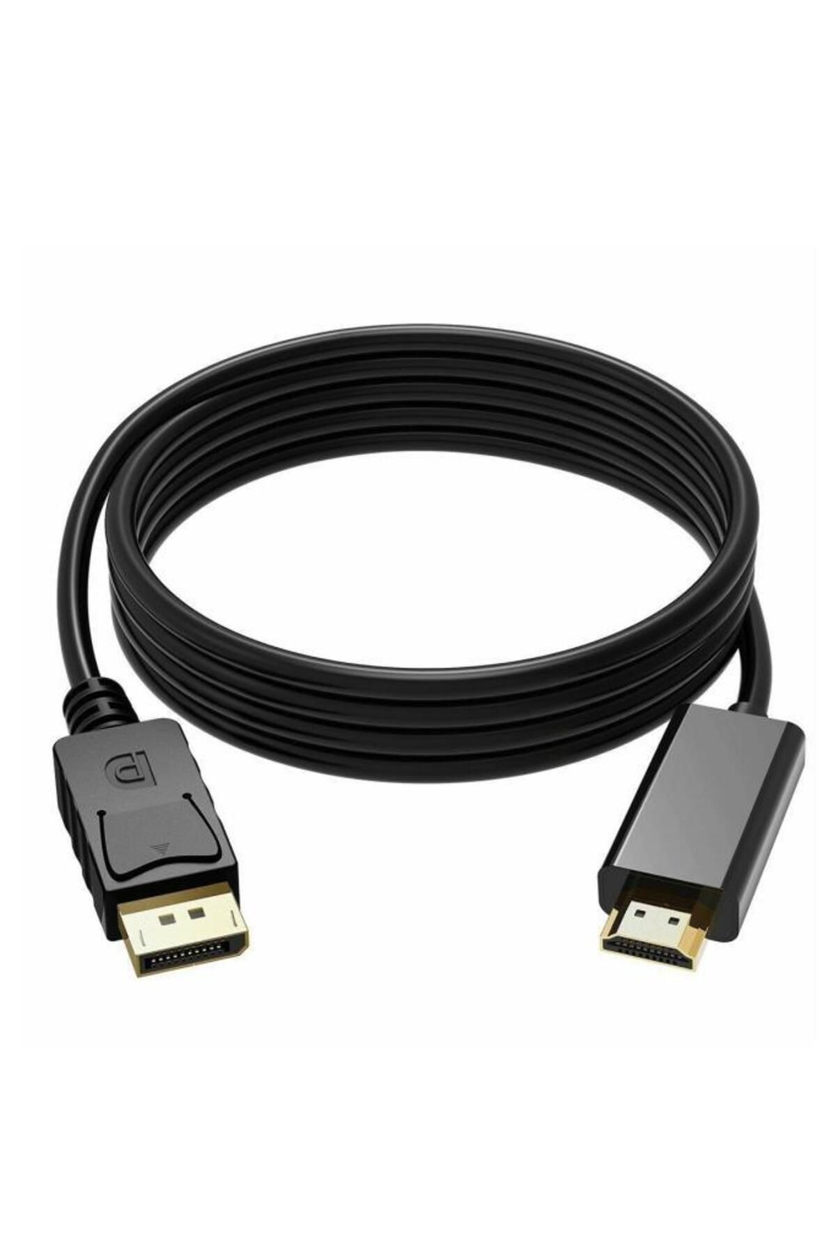 MAXGO 2077 Displayport To Hdmi Kablo Display Port Çevirici Dönüştürücü 1.8 M