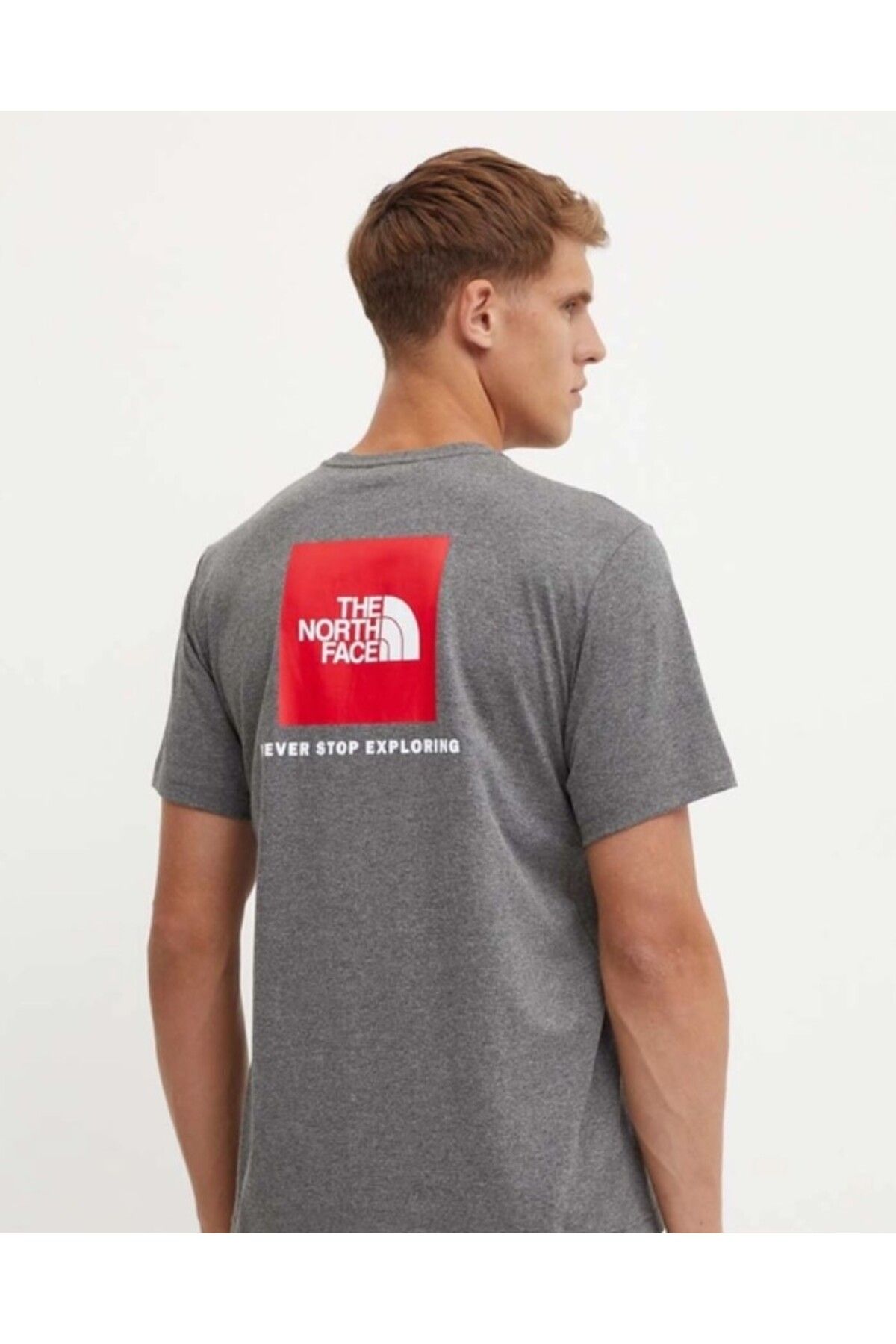 THE NORTH FACE-Tricou gri pentru bărbați The North Face Redbox 4