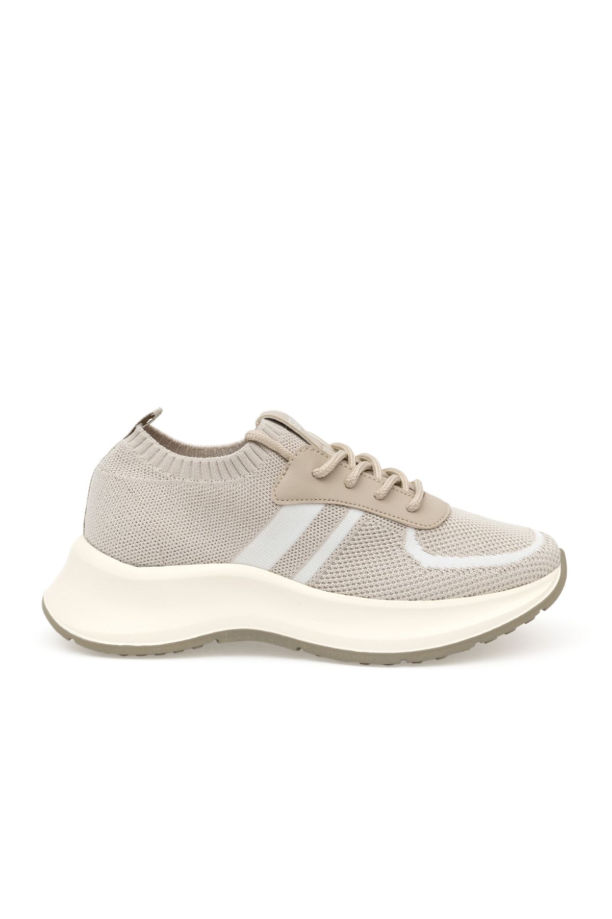 اسنیکر نود زنانه کفش های بژ VR011 اورجینال U.S. Polo Assn.