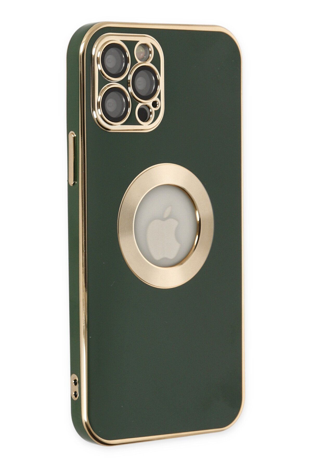 NewFace iPhone 12 Pro Kılıf Store Silikon - Yeşil GLSTD
