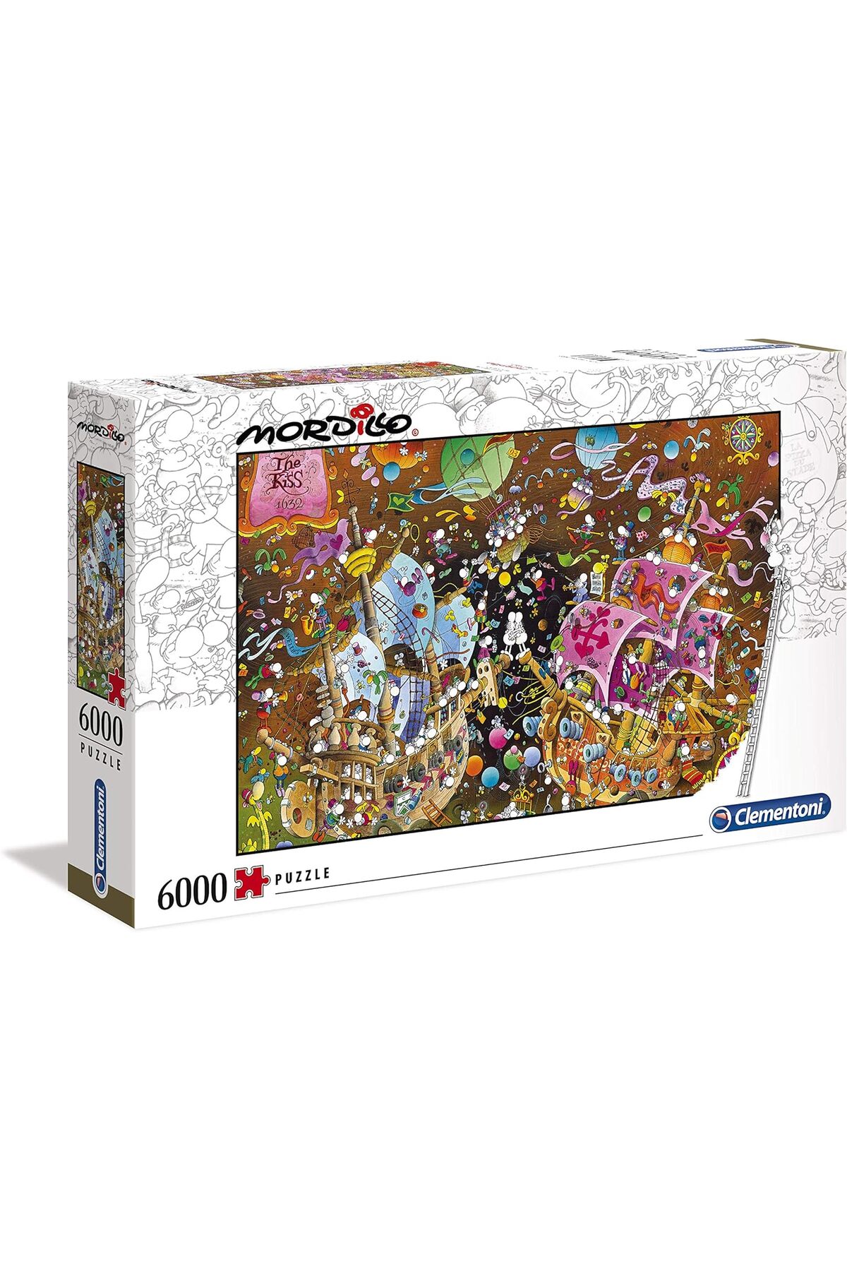 Genel Markalar 36527 Mordillo Puzzle Öpücük 6000 Parça Yapboz