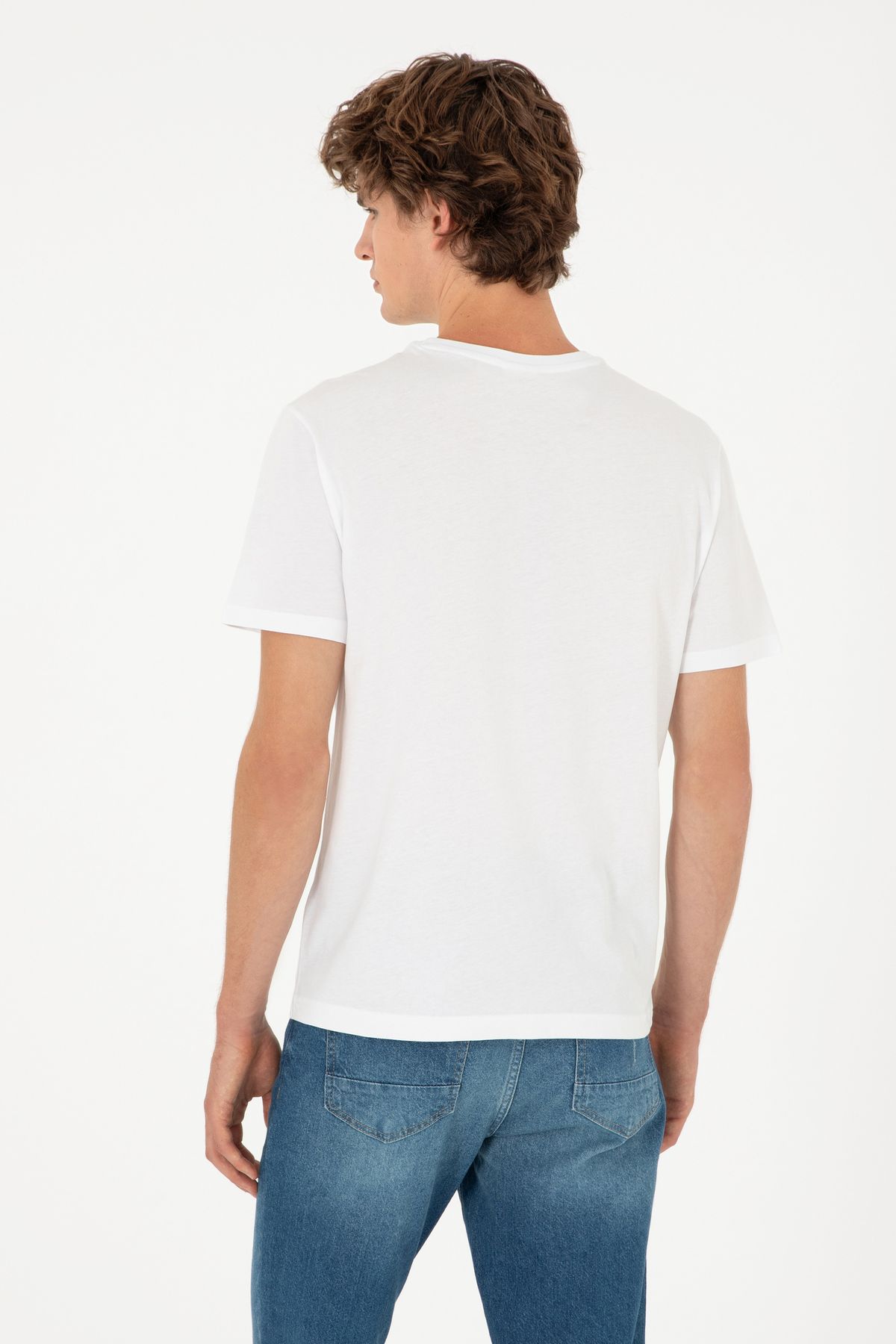 تی شرت سفید مردانه تیشرت اورجینال U.S. Polo Assn.