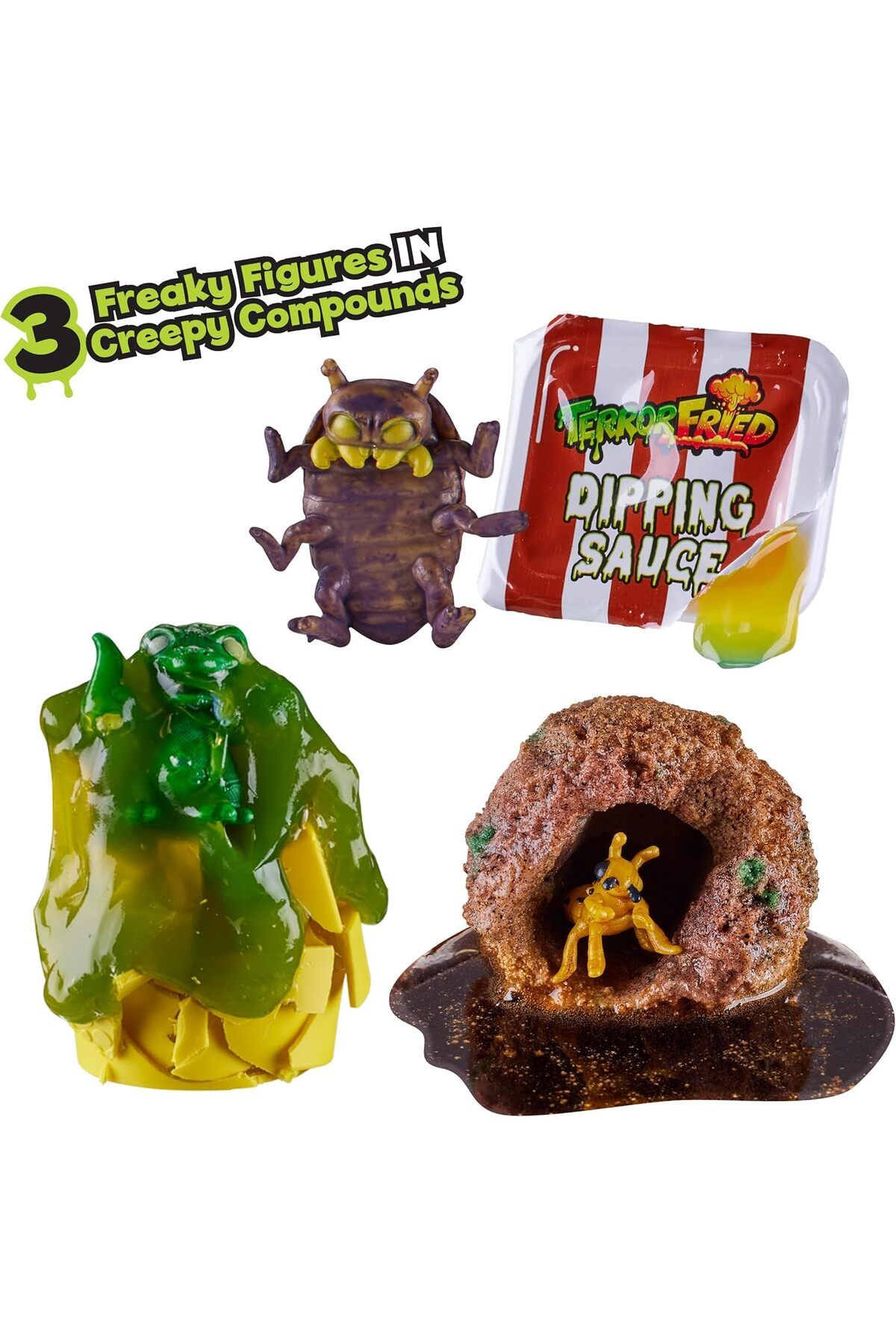 Terror Fried-Ooze Burger, When Fast Food Goes Bad, Gross collectables with Slime, Boys Aged 4+ 3