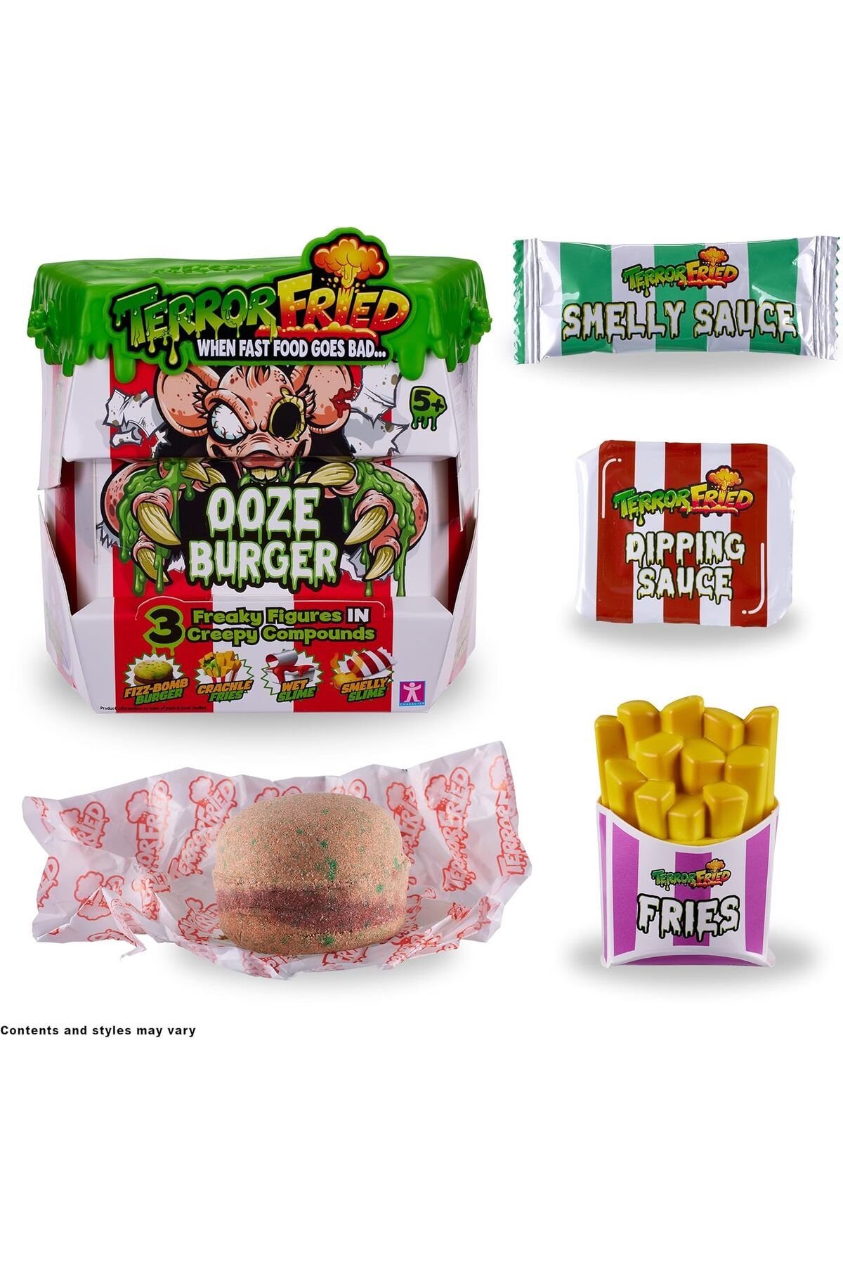 Terror Fried-Ooze Burger, When Fast Food Goes Bad, Gross collectables with Slime, Boys Aged 4+ 2