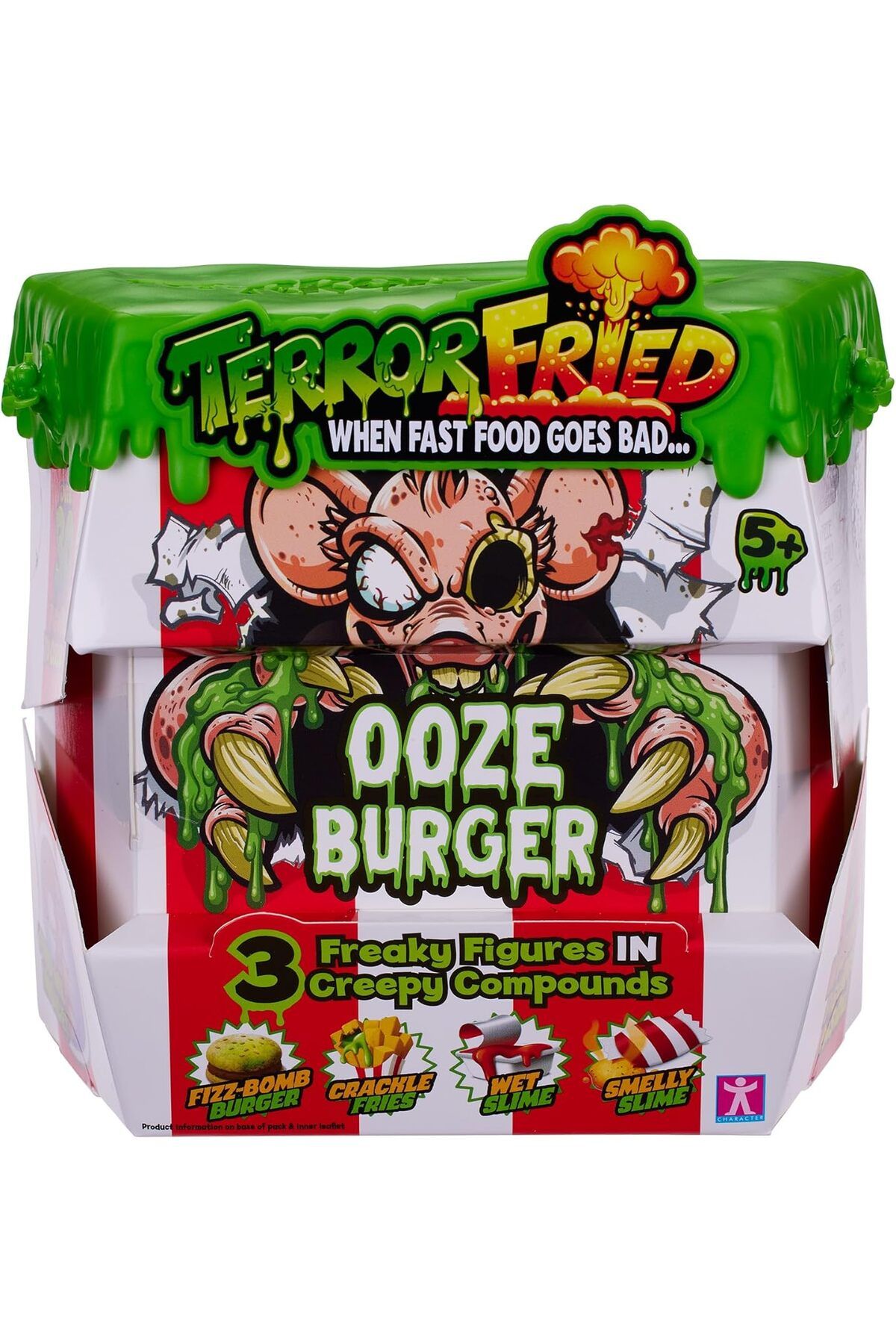 Terror Fried-Ooze Burger, When Fast Food Goes Bad, Gross collectables with Slime, Boys Aged 4+ 1