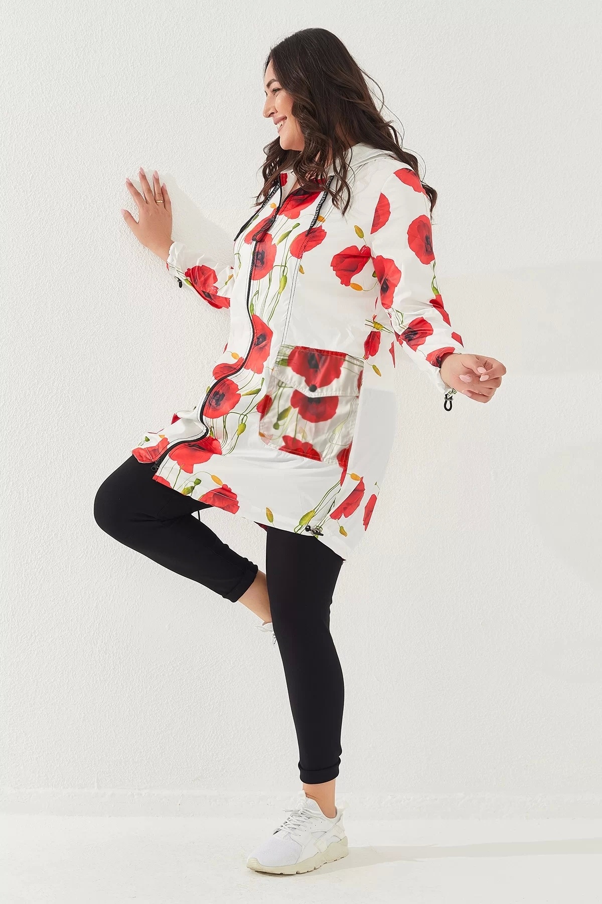 Lady Majestic  BÜYÜK BEDEN KADIN SU GEÇİRMEZ YAĞMURLUK - Görsel 2