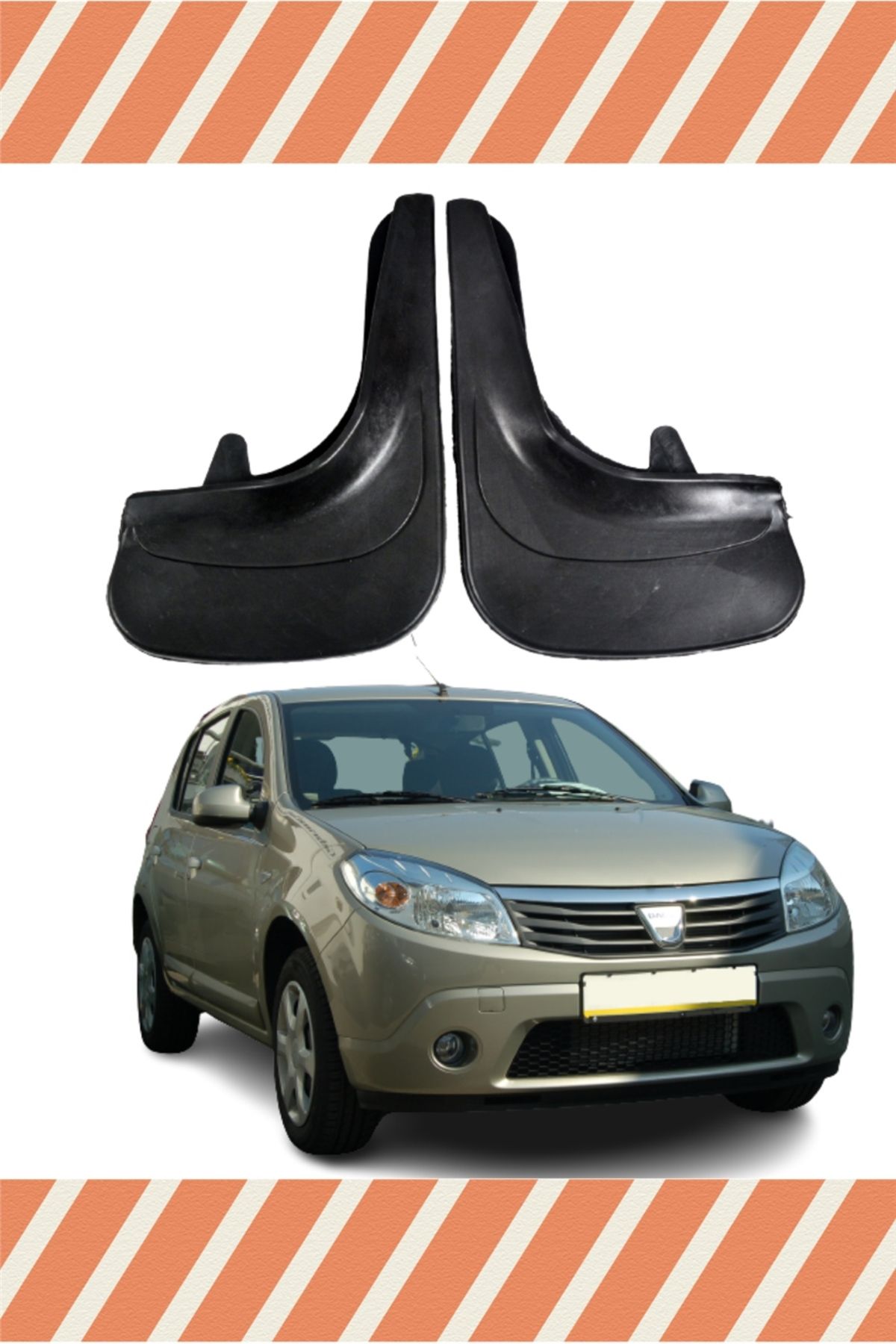 Alpax Dacia Sandero 2007-2012 2’li tozluk çamurluk paçalık uyumlu