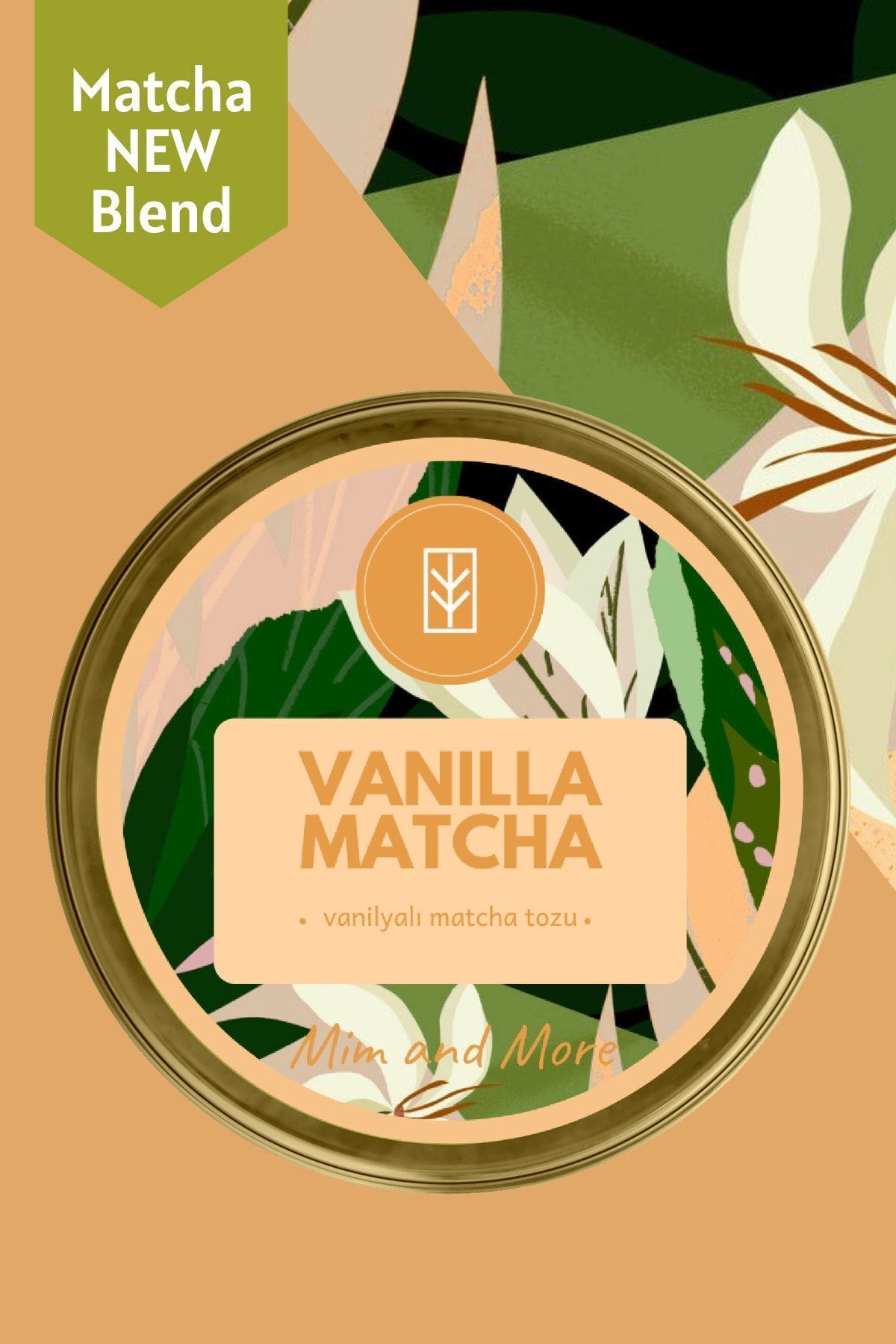 Mim and More Vanilla Matcha - Vanilya Aromalı Matcha 25 gr