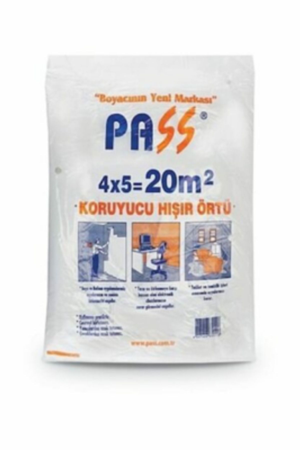 KutuluStore 20-M2 HIŞIR ŞEFFAF KORUYUCU ÖRTÜ (5168)
