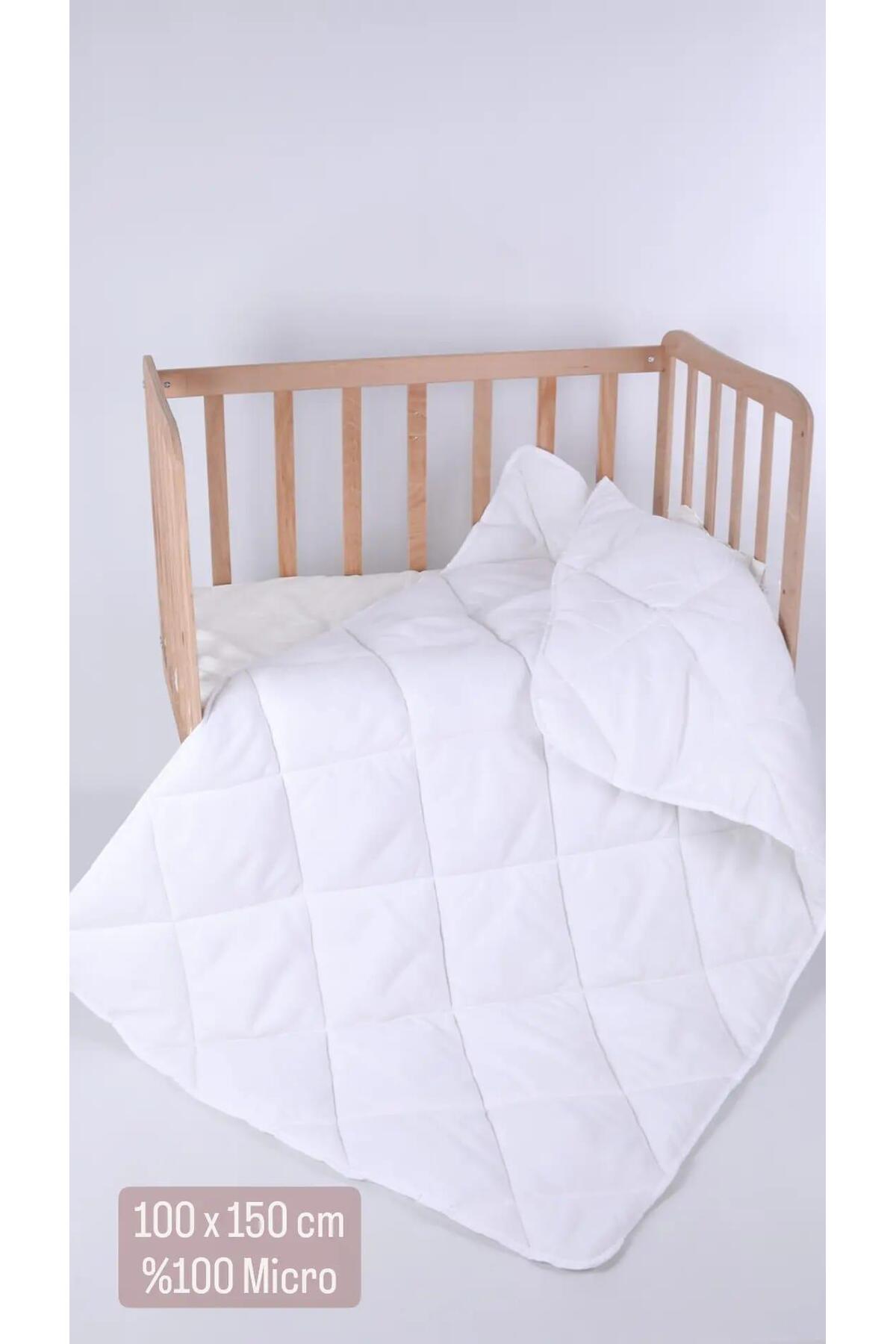 Babyhola Yıkanabilir Anti-alerjik %100 Mikrofiber Elyaf Bebek Yorganı 100cmx150cm fotoğrafı 5 (önizleme)