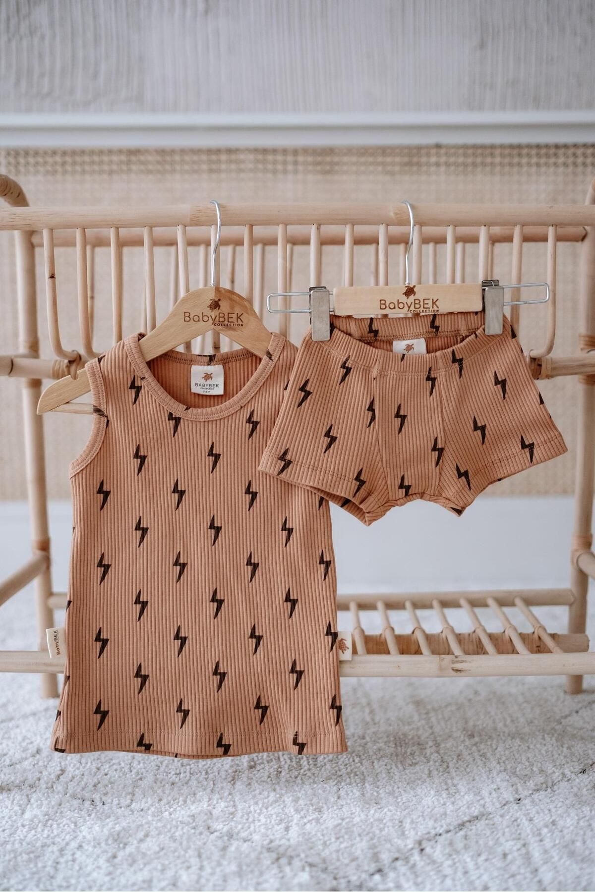 BABYBEK Premium Pamuklu İkili Şortlu Desenli Takım Erkek Çocuk İç Çamaşırı fotoğrafı 5 (önizleme)