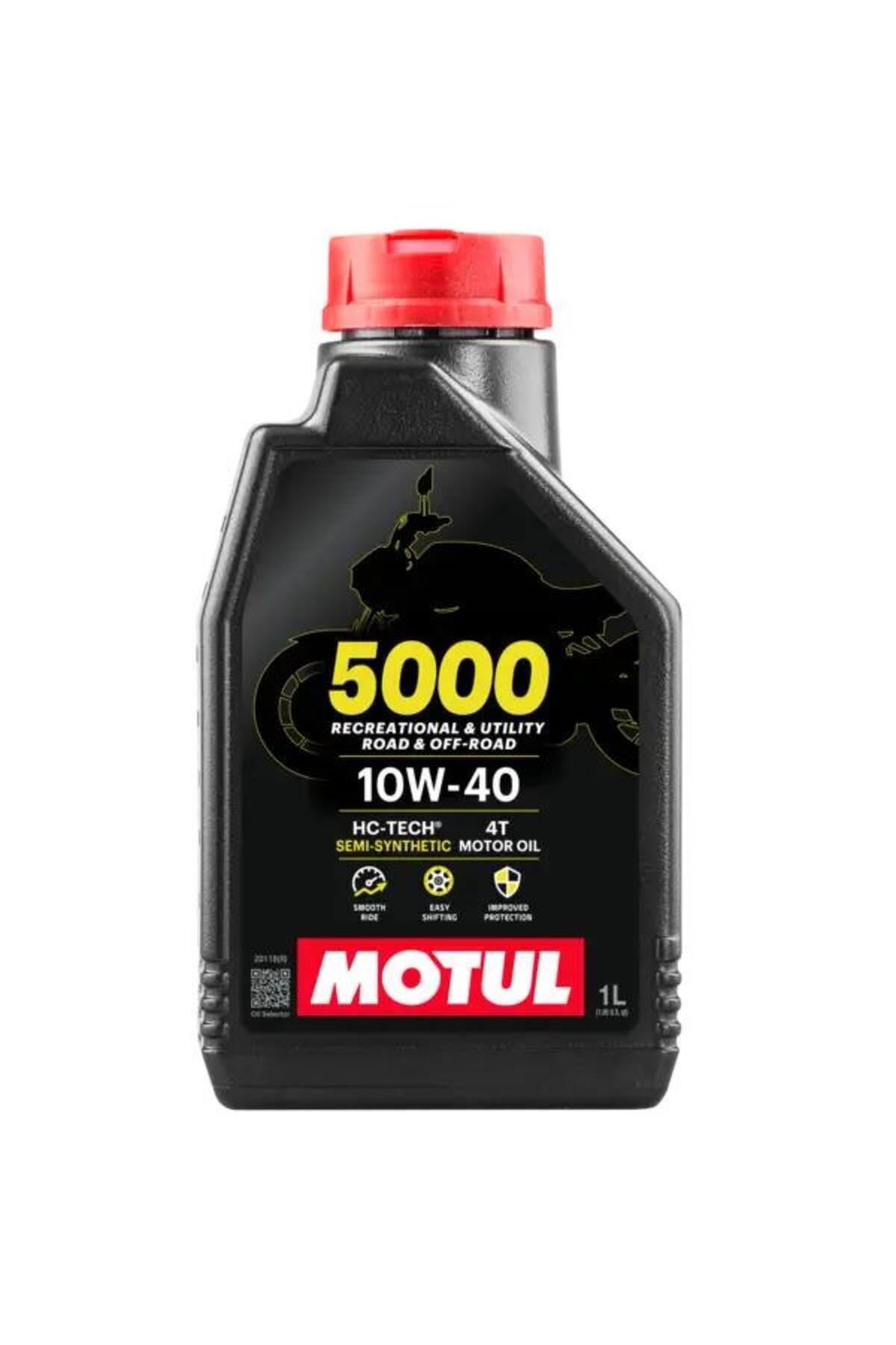 Motul 5000 10w-40 4t 1 L 4 Zamanlı Motosiklet Motor Yağı N11.2846