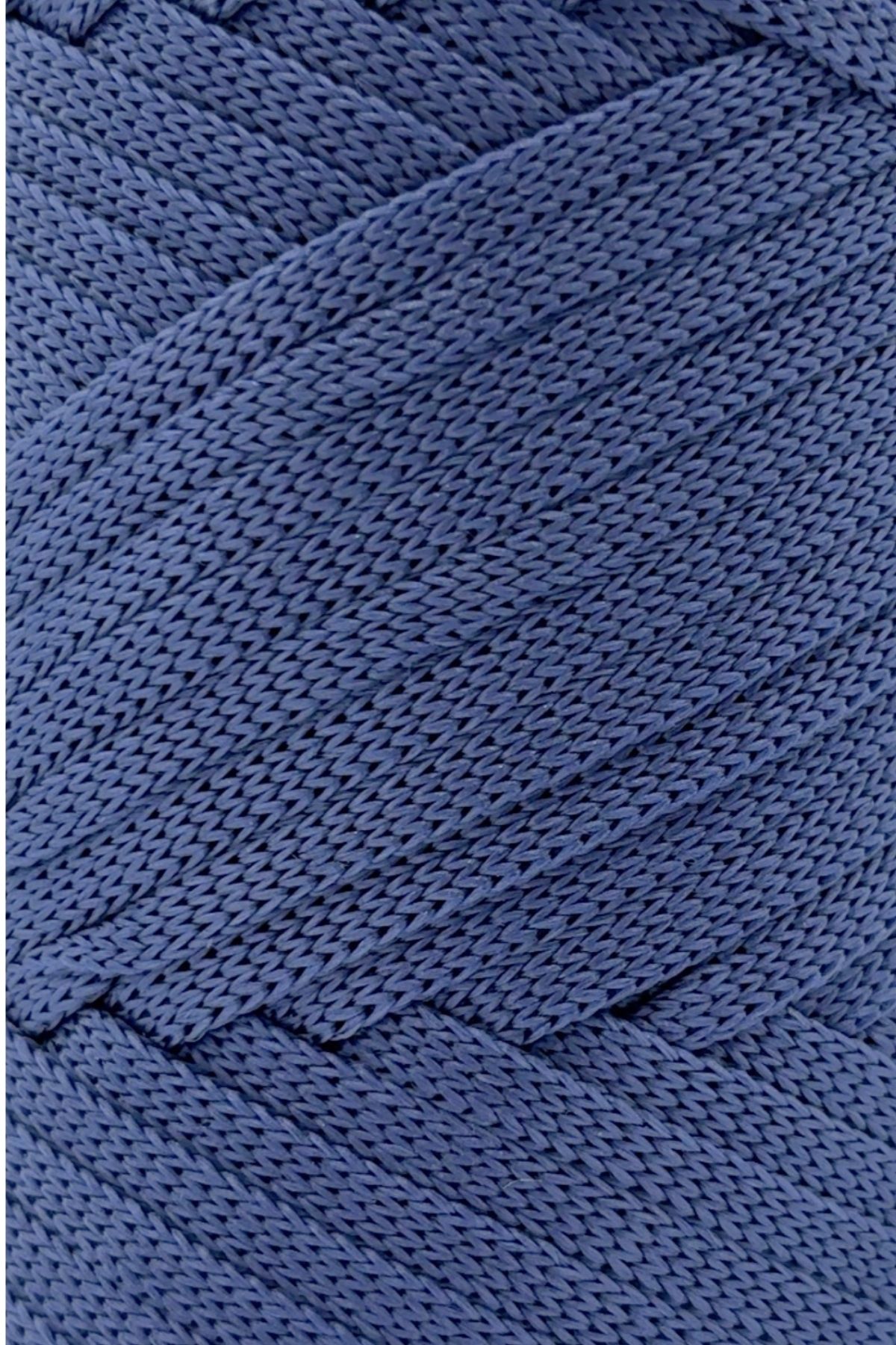 SENSY-Premium Ribbon Polyester String 200 Gr Polyester Ribbon Macrame String Denim Blue 2