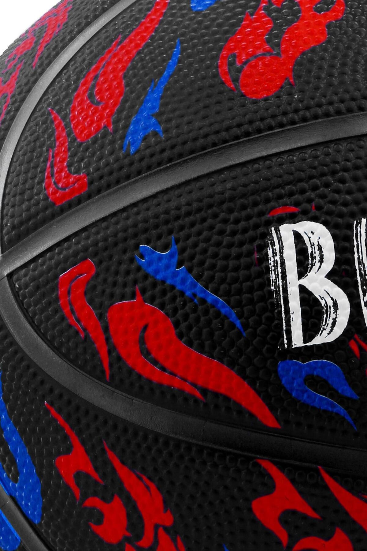 Telvesse-Graffiti Patterned Tb500 Buzzers Basketball Ball - Rubber Durable, Deep Channel Embossed No:7 8