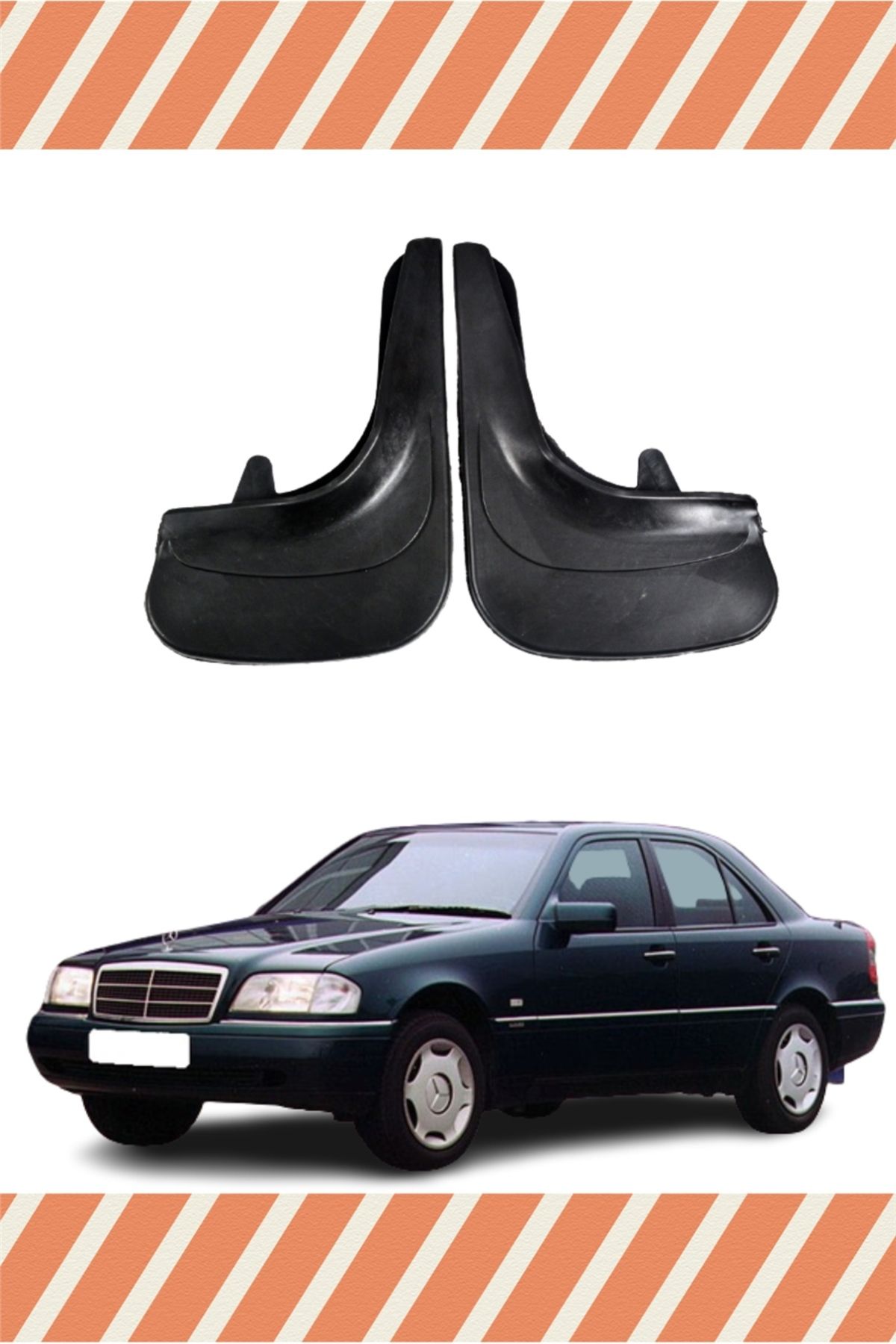 Alpax Mercedes C 2’li tozluk çamurluk paçalık pratik koruma sağlar