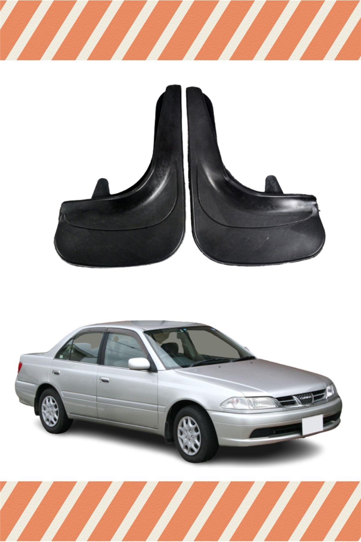 Alpax Toyota Carina uyumlu 2’li tozluk çamurluk paçalık