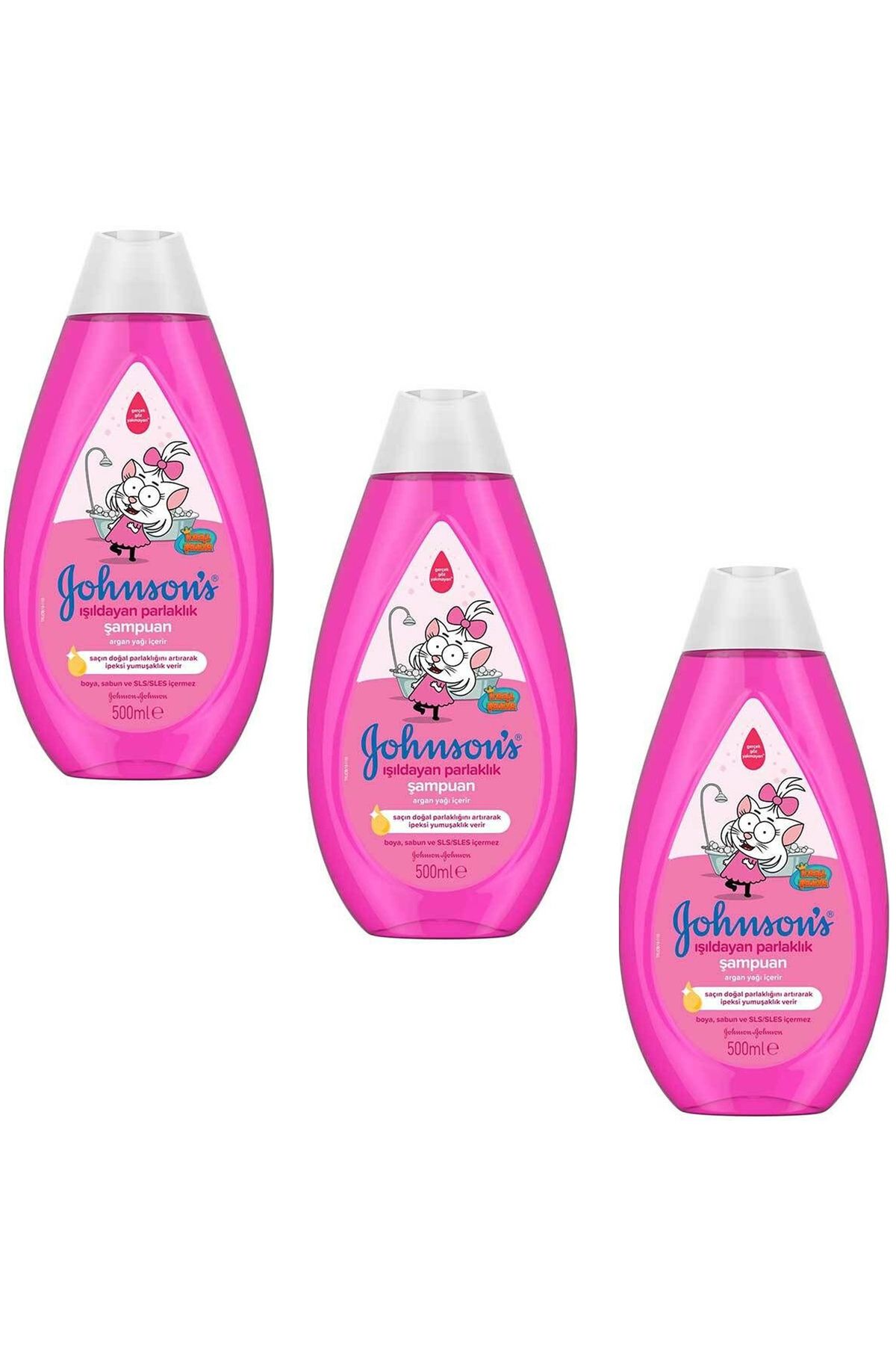 Johnson´s Baby Johnsons Baby Kral Şakir Işıldayan Parlaklık Şampuan 500 ml 3 Adet