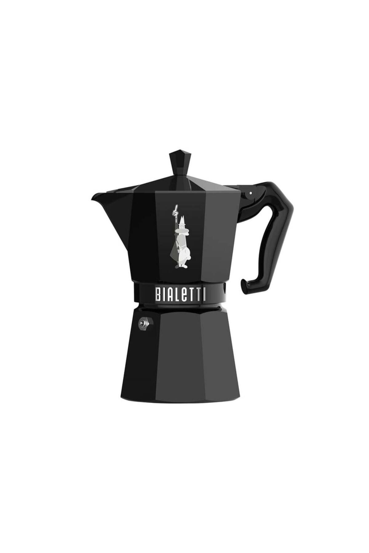 Bialetti Moka Pot Exclusive 6 Cup Siyah