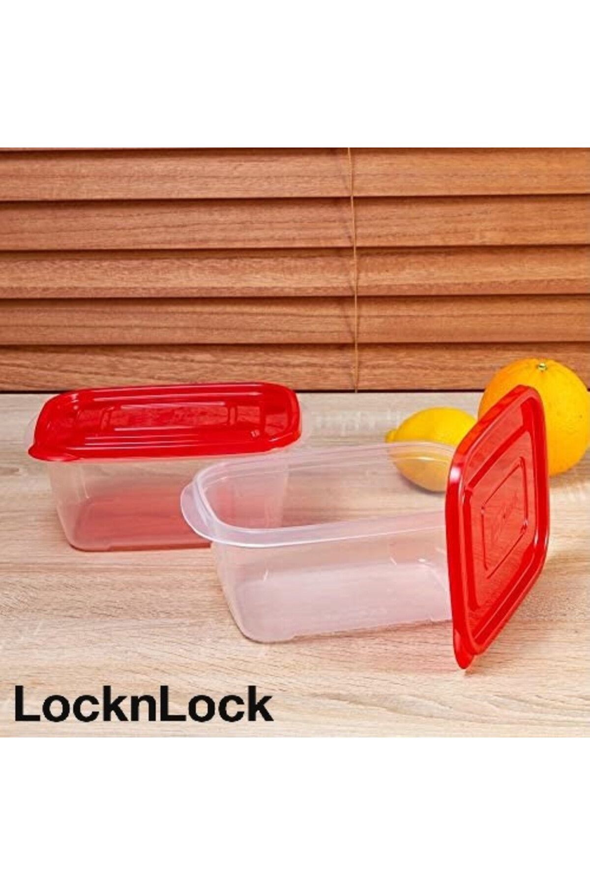 locknlock-EzLock Rectangle Container Set - 1320ml (Set of 2) 3