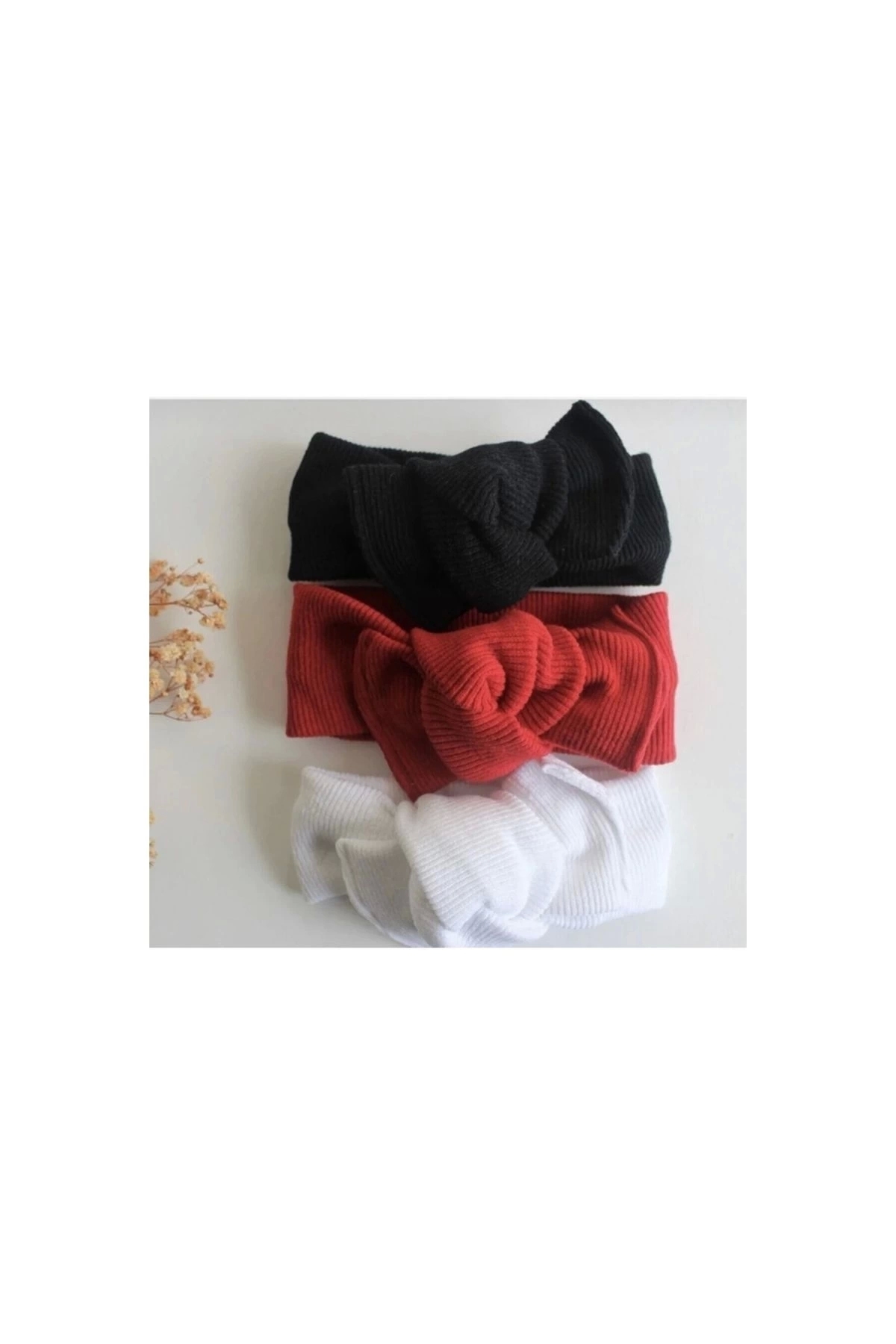 Genel Markalar 3 Lü Ribana Bandana Set Kız Bebek fotoğrafı 2 (önizleme)