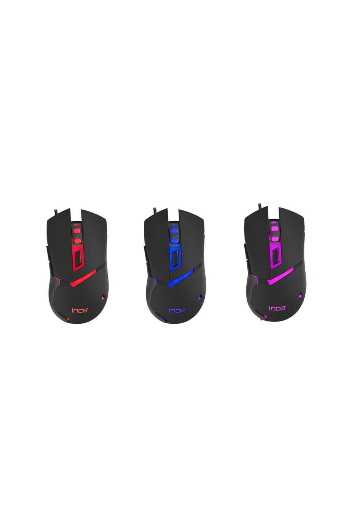 Inca Ikg-448 Usb Q Mekanik Hisli Klavye-mouse Set-5