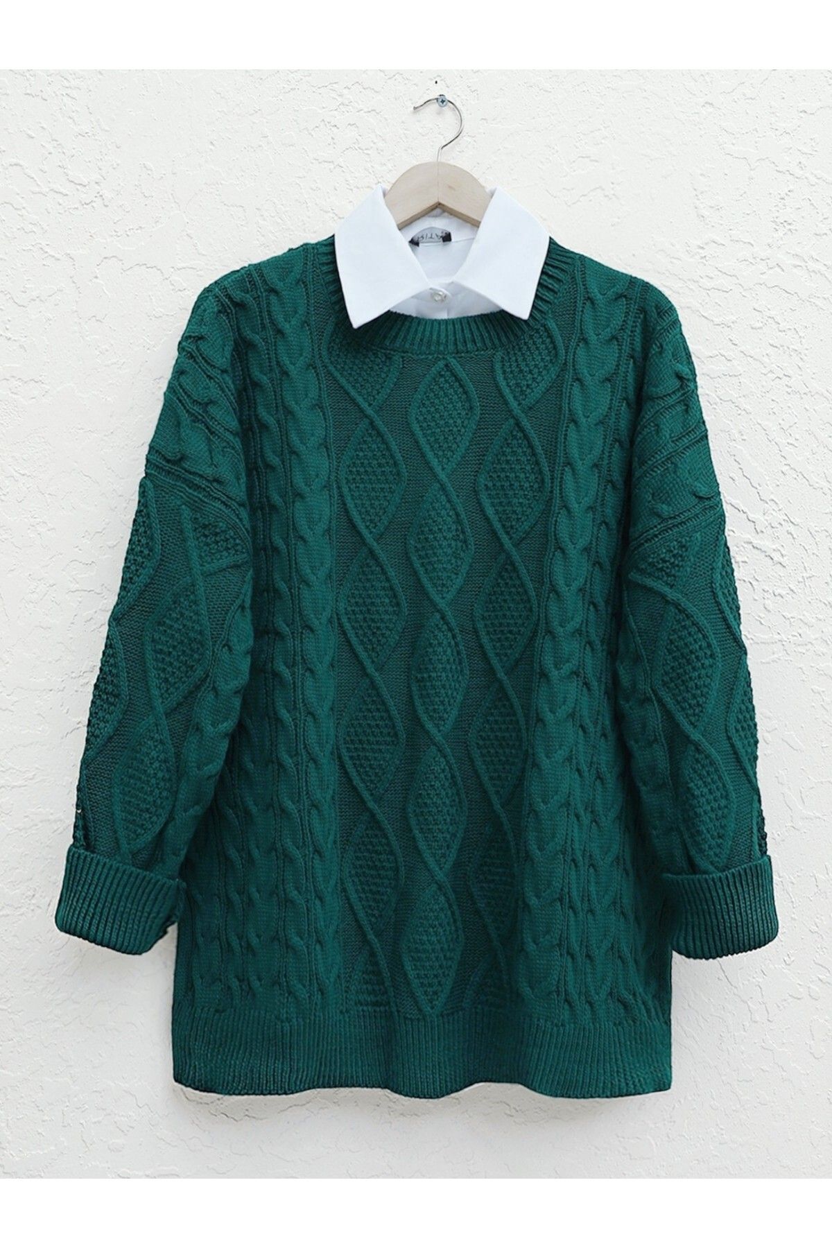 Modamorfo-Winter Casual Sweater - Honeycomb Pattern 1