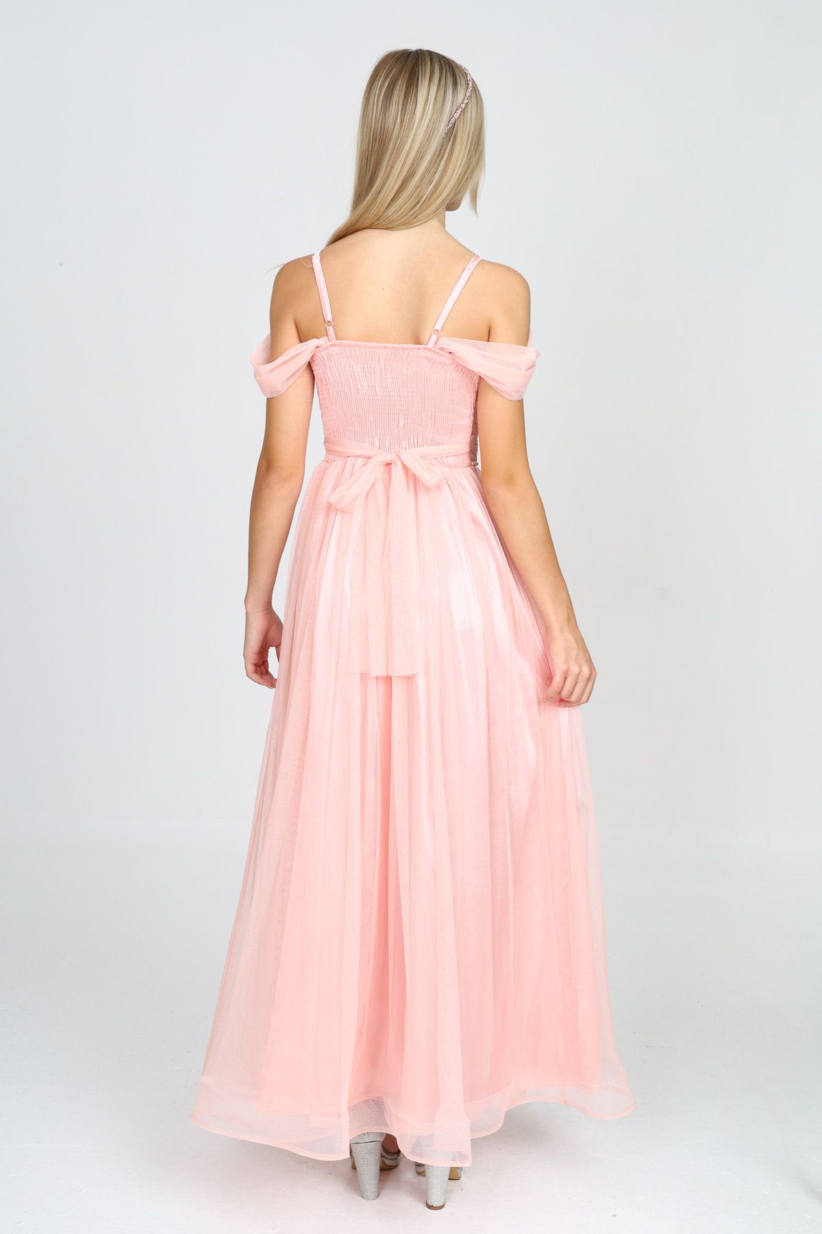 Asortik Kids-Girls Long Dress - for Wedding and Birthday, 9-13 Years 7