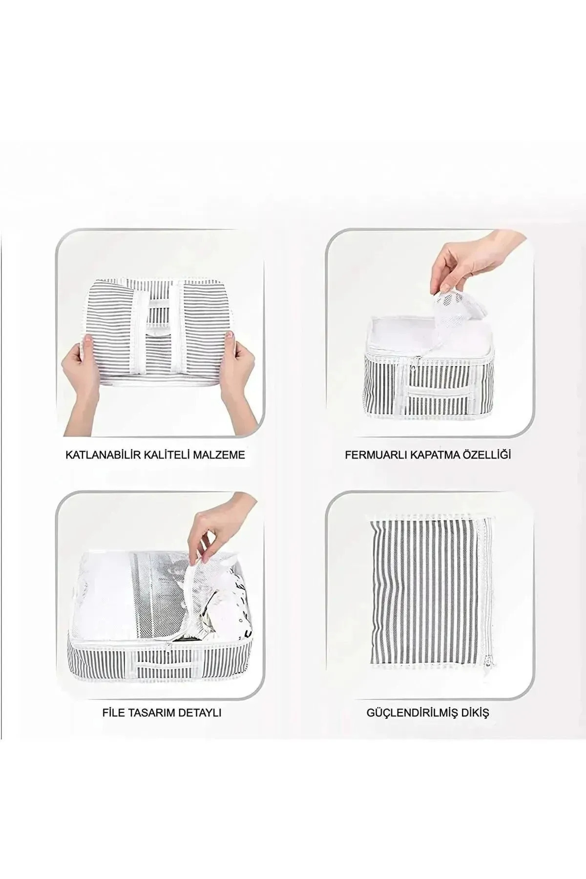 EB EZ BER AKSESUAR Doğum Hastane Çıkış Seyahat Çantası Çok Amaçlı Dolap Çekmece Düzenleyici Organizer 6 Parça fotoğrafı 6 (önizleme)