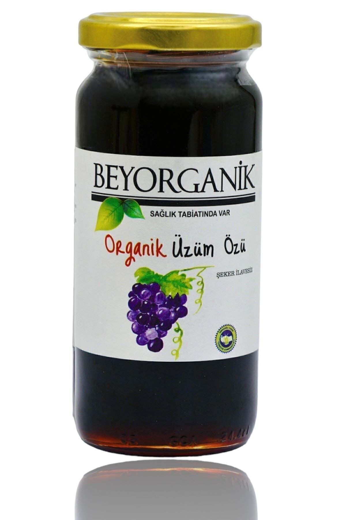 BEYORGANİK Organik Üzüm Özü %100 Üzüm Soğuk Pres 340gr