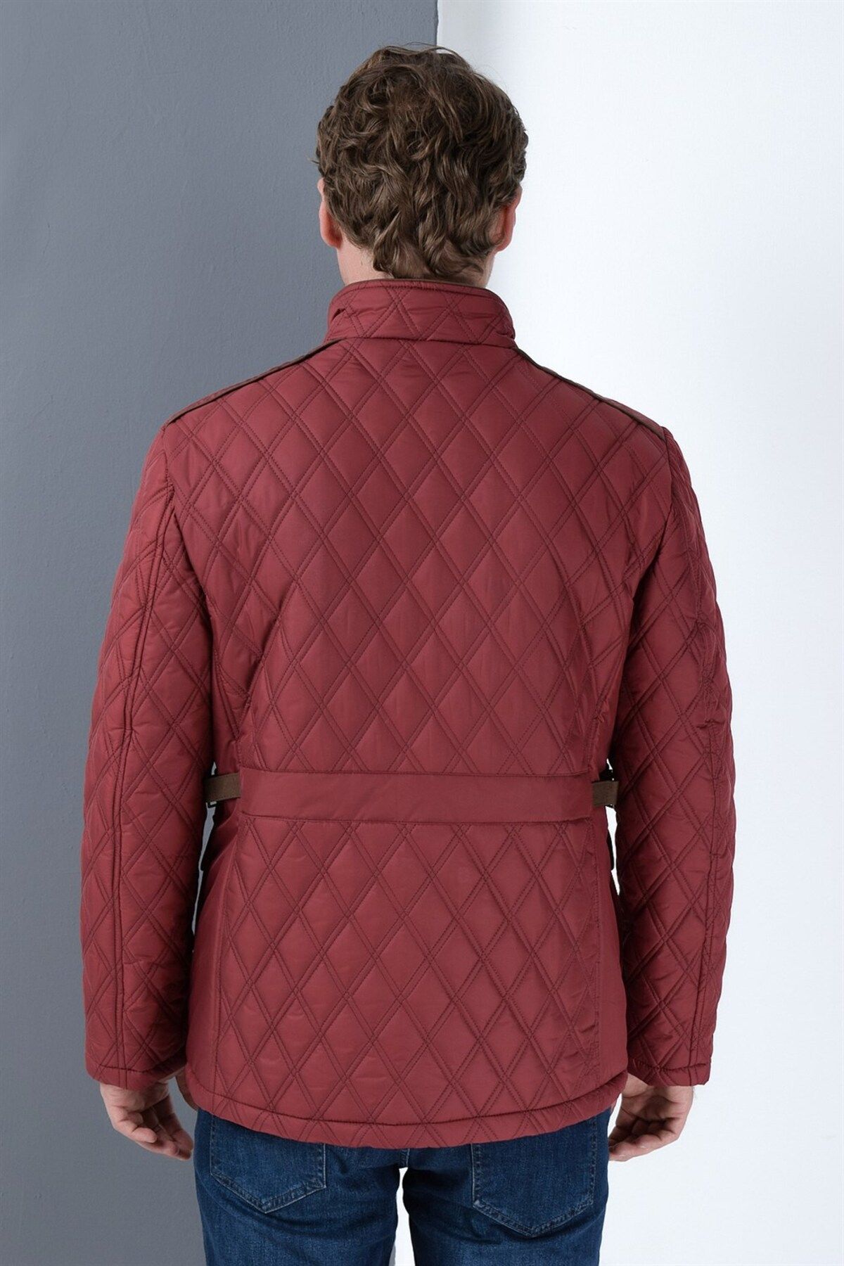 Dewberry-K8613 Coat-burgundy 4
