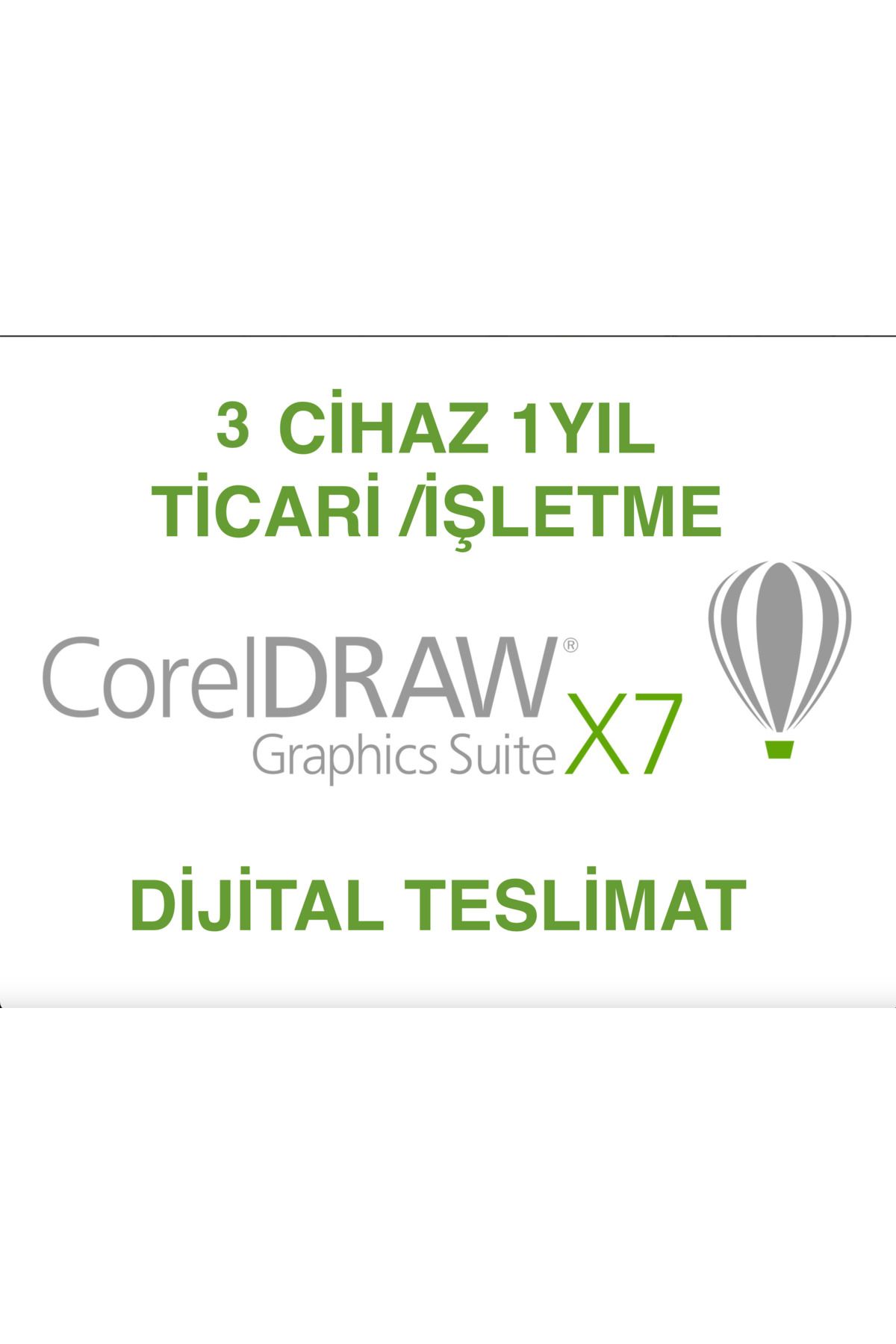 COREL Graphics Suite X7 - Ticari Sürüm ( 3 Bilgisayar Ömür Boyu )