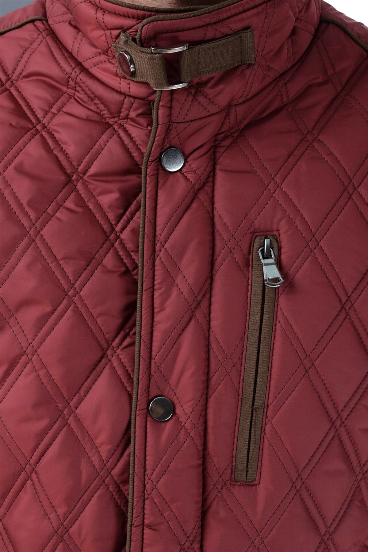 Dewberry-K8613 Coat-burgundy 3